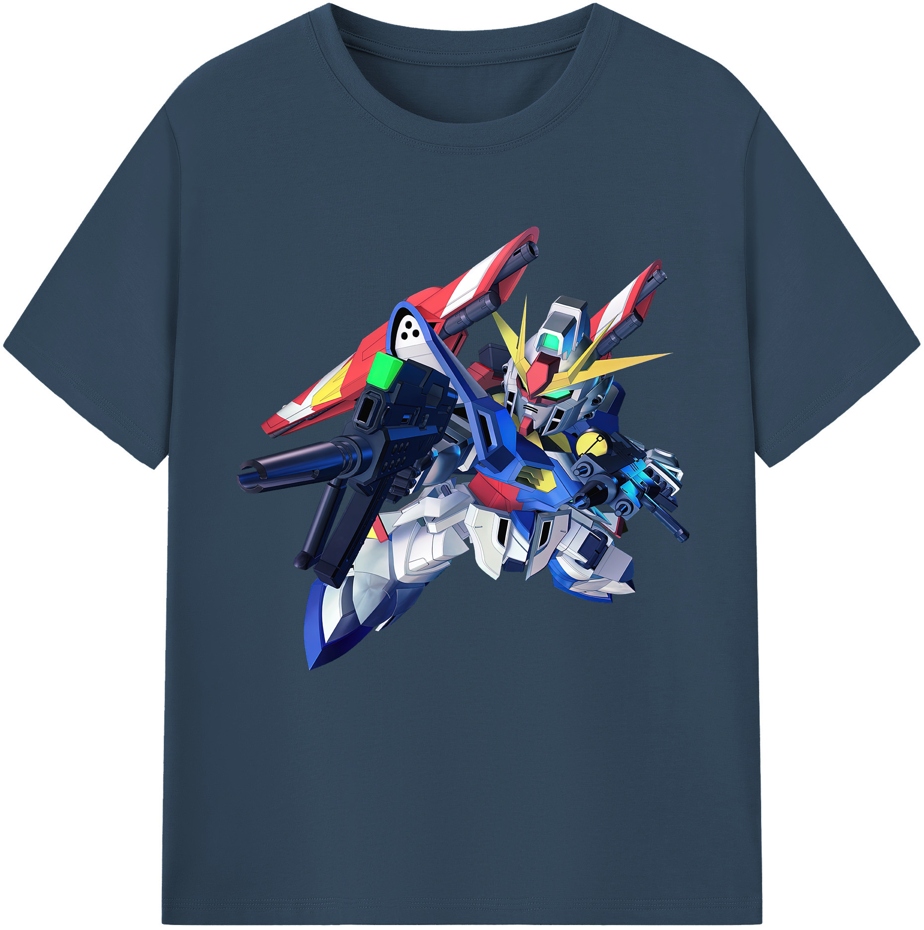 （画像用） 機動戦士ガンダム Mobile Suit Gundam 綿100％半袖Tシャツ（フロントプリント）