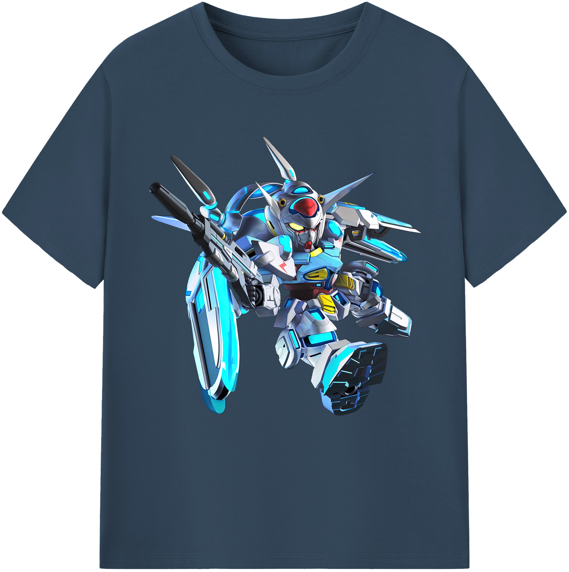 （画像用） 機動戦士ガンダム Mobile Suit Gundam 綿100％半袖Tシャツ（フロントプリント）