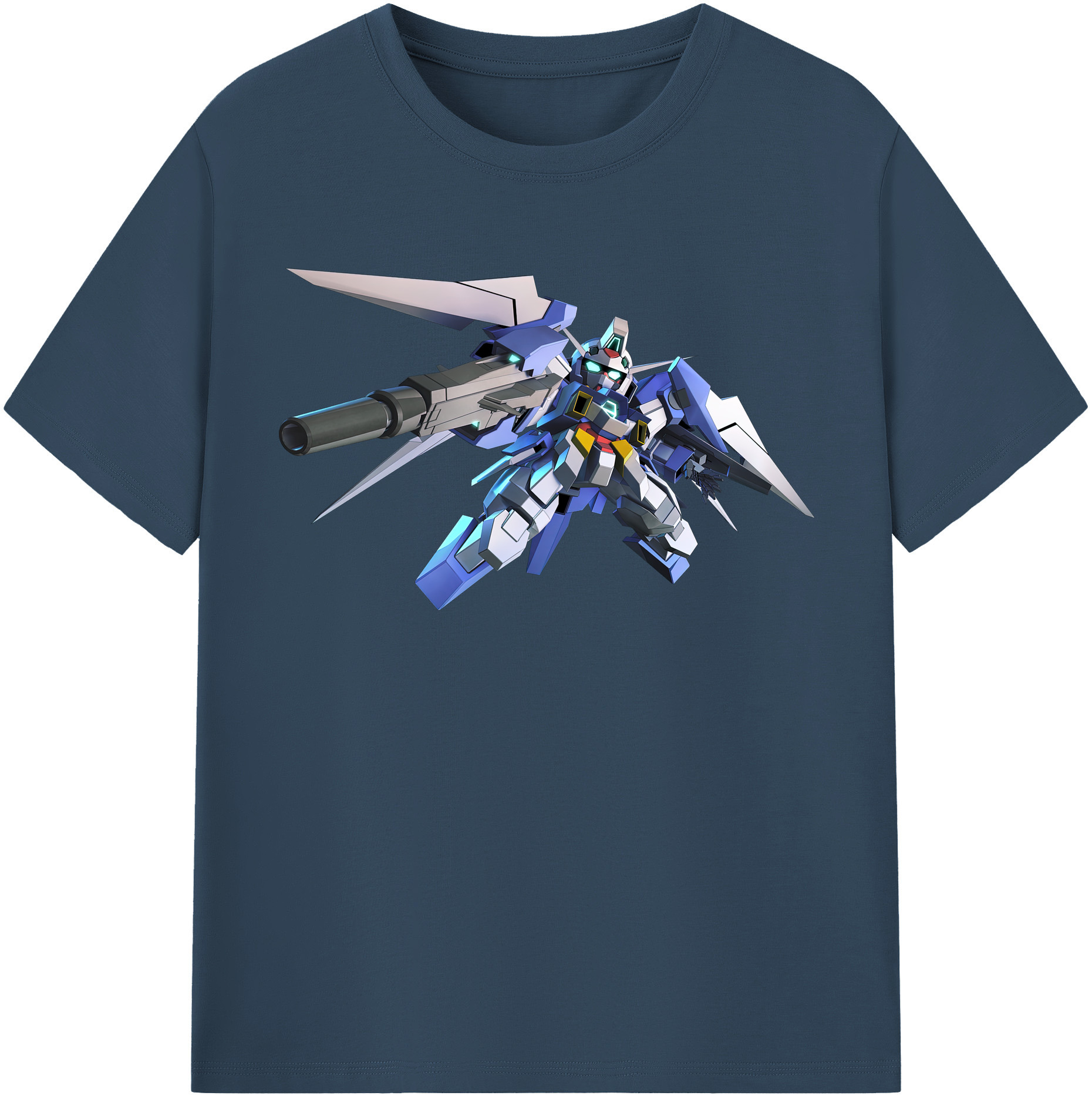 （画像用） 機動戦士ガンダム Mobile Suit Gundam 綿100％半袖Tシャツ（フロントプリント）