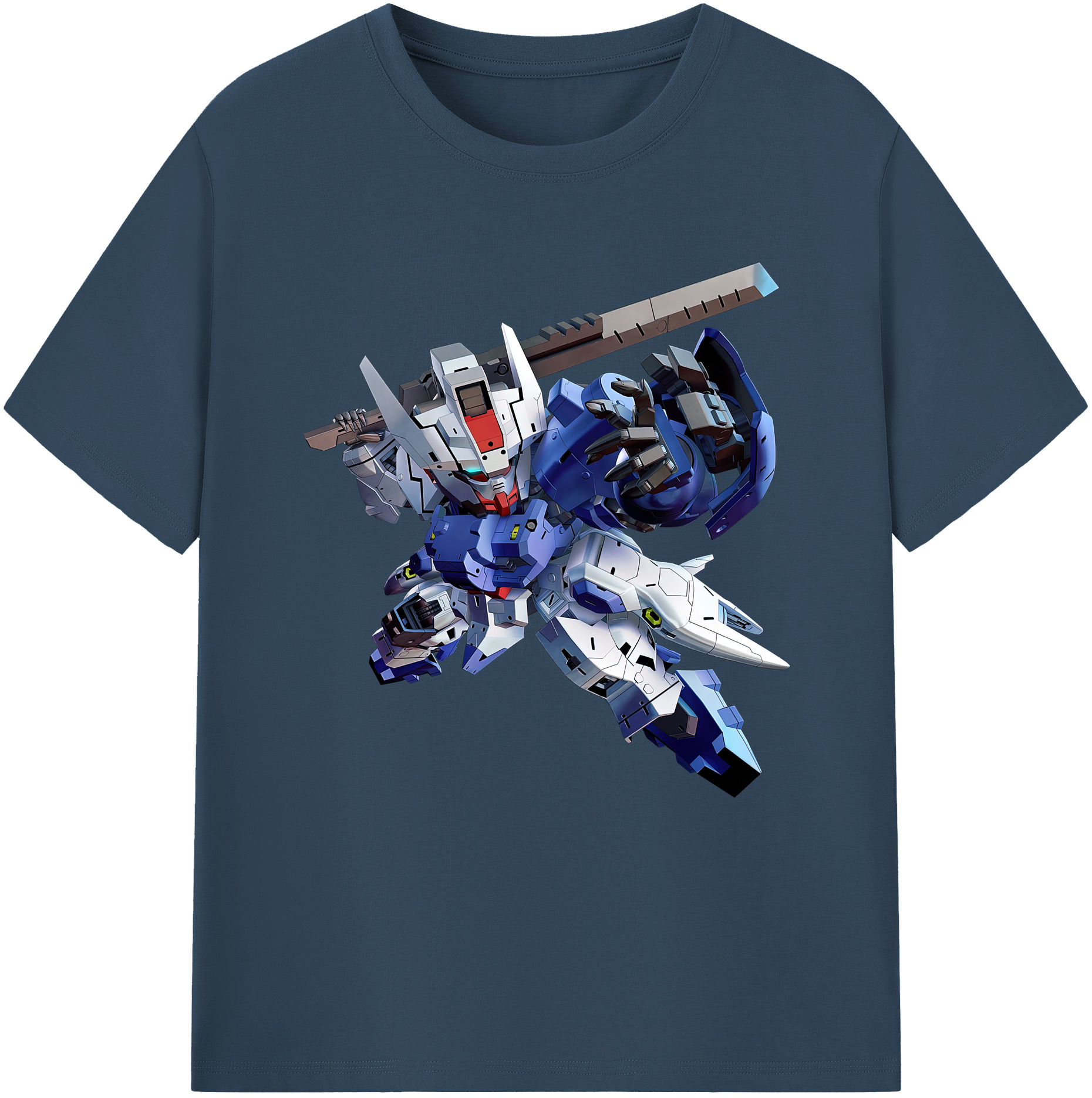 （画像用） 機動戦士ガンダム Mobile Suit Gundam 綿100％半袖Tシャツ（フロントプリント）