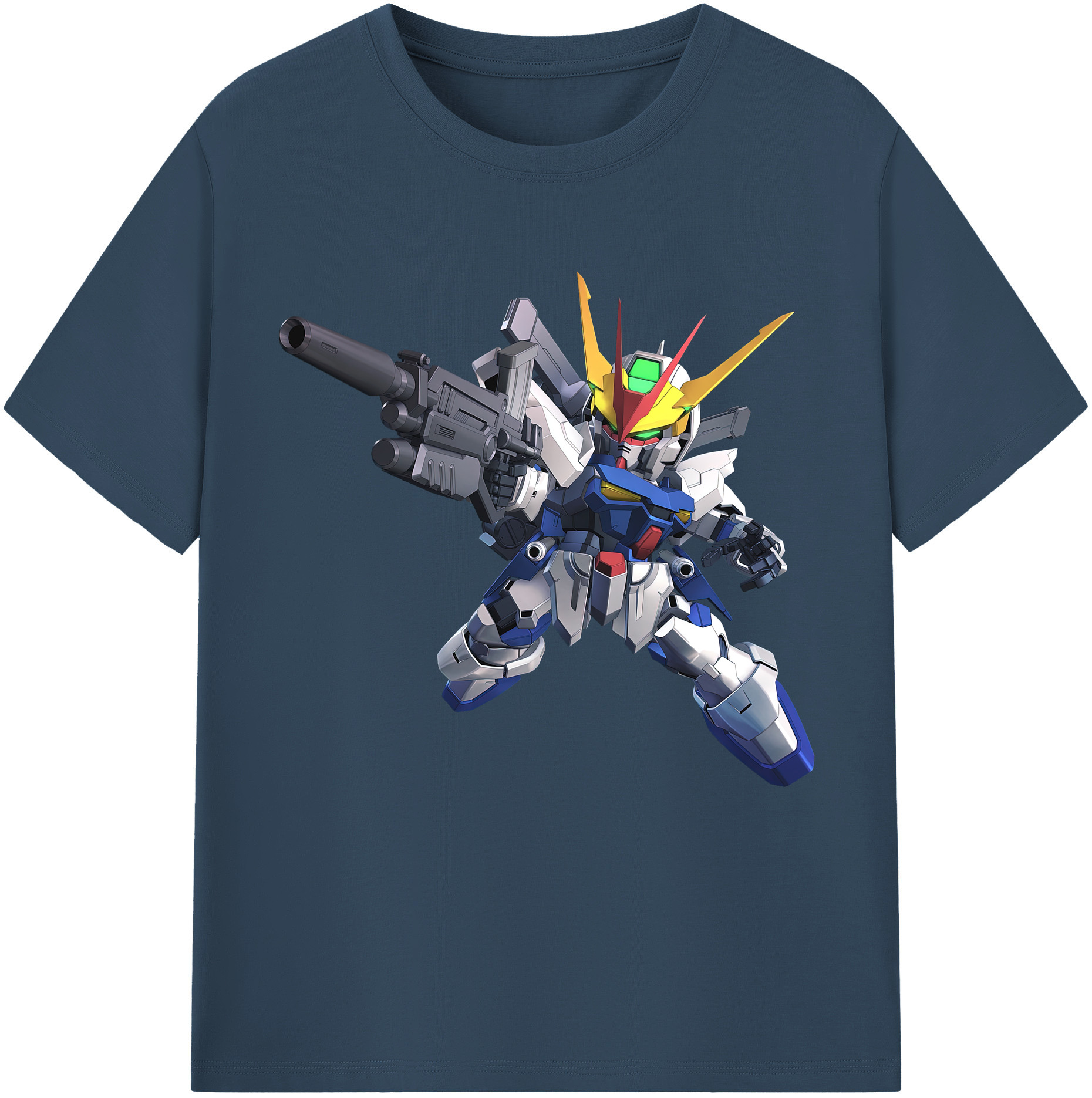 （画像用） 機動戦士ガンダム Mobile Suit Gundam 綿100％半袖Tシャツ（フロントプリント）
