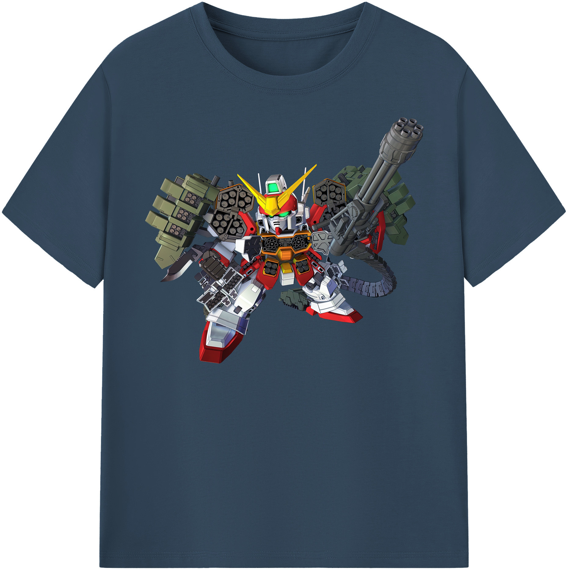（画像用） 機動戦士ガンダム Mobile Suit Gundam 綿100％半袖Tシャツ（フロントプリント）