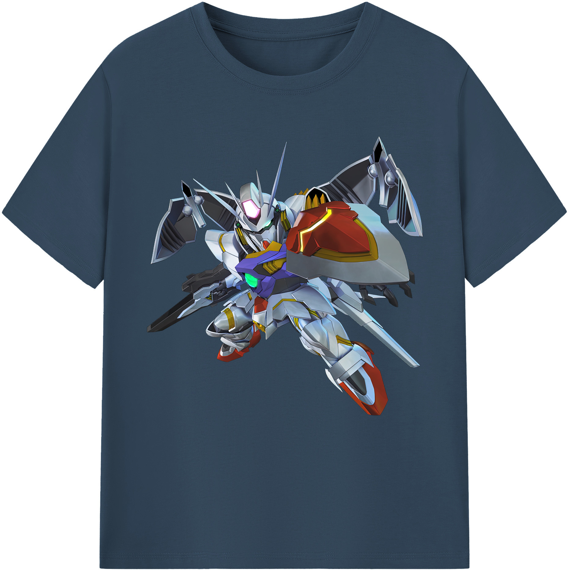 （画像用） 機動戦士ガンダム Mobile Suit Gundam 綿100％半袖Tシャツ（フロントプリント）