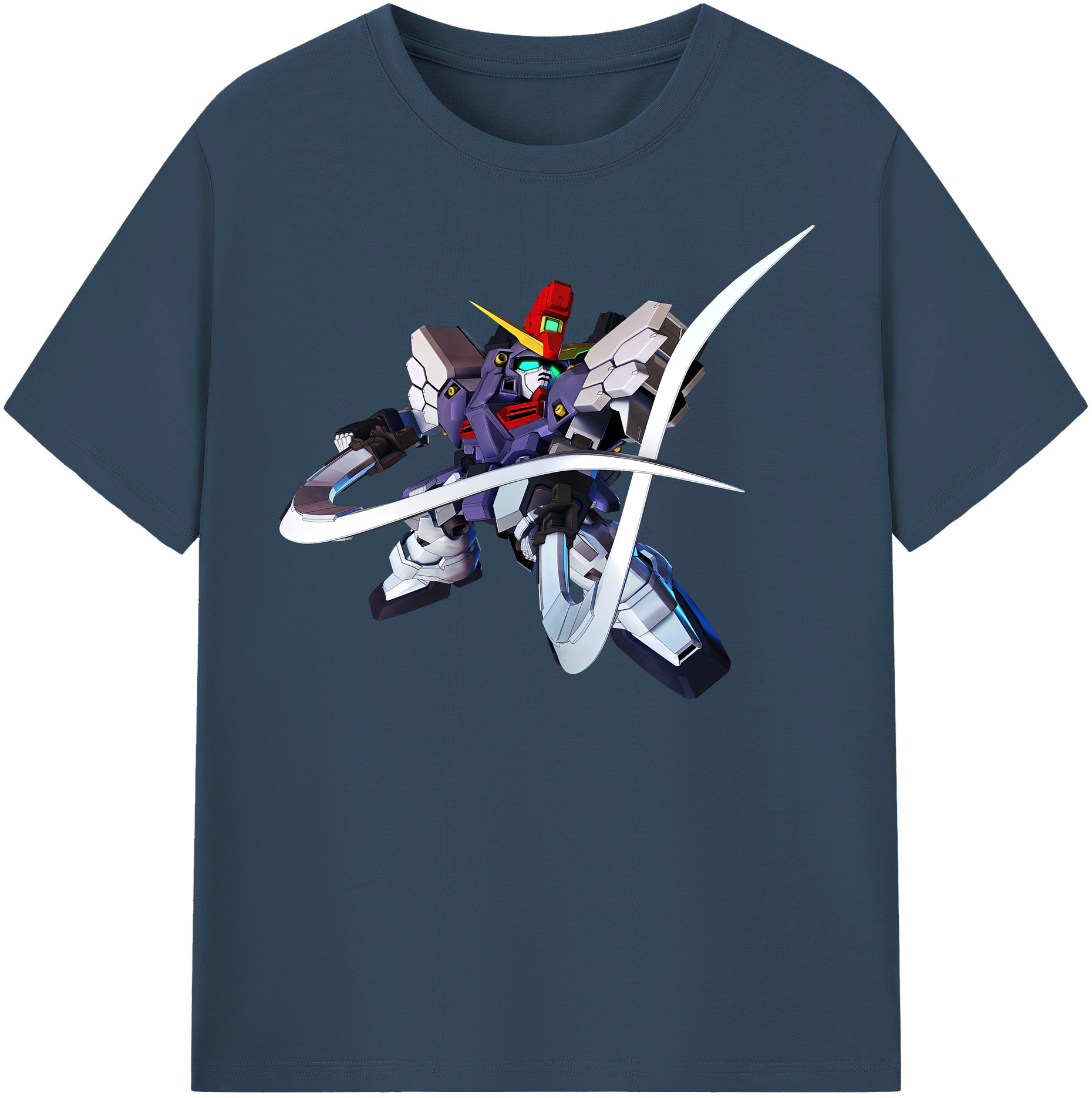 （画像用） 機動戦士ガンダム Mobile Suit Gundam 綿100％半袖Tシャツ（フロントプリント）