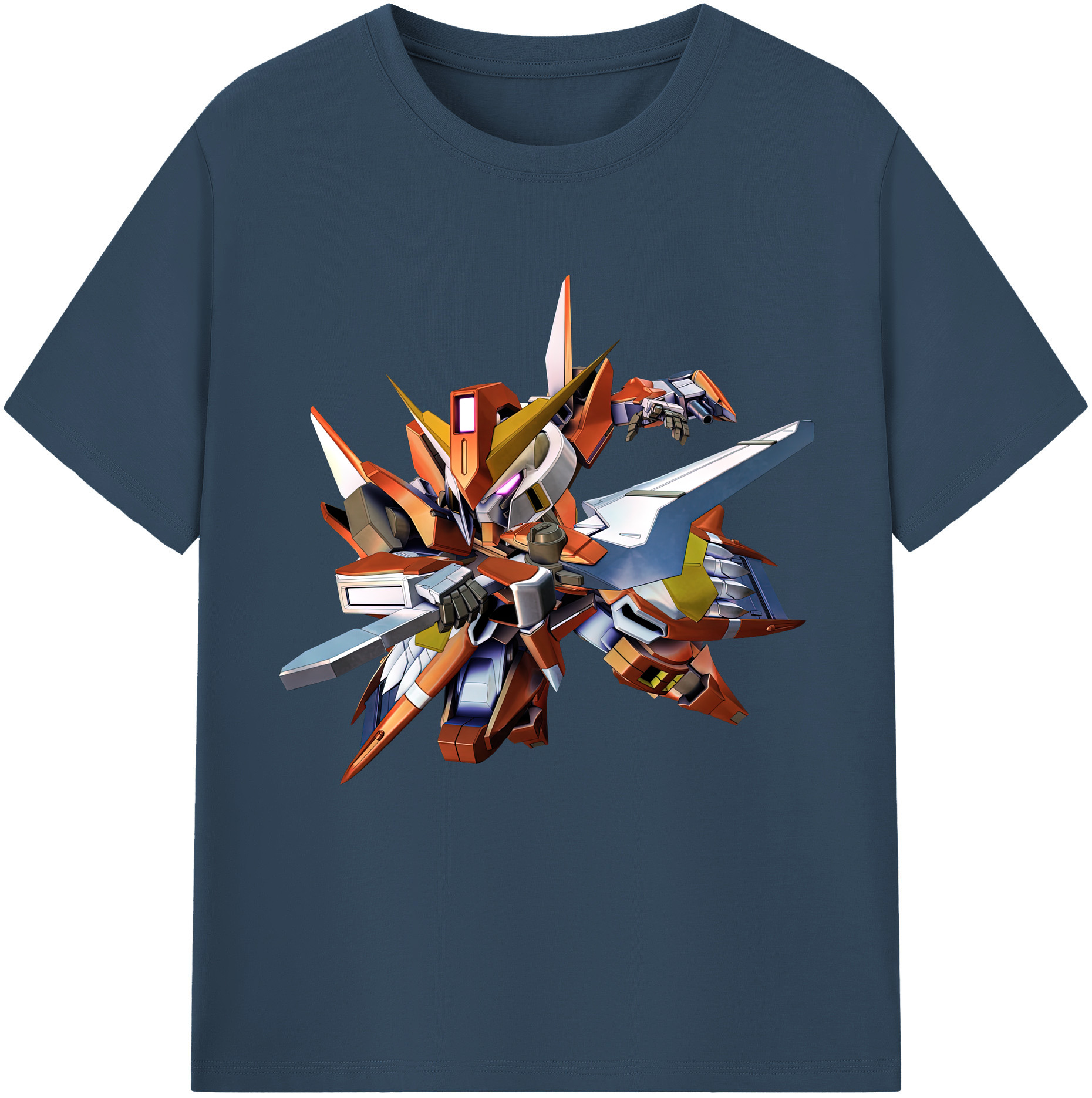 （画像用） 機動戦士ガンダム Mobile Suit Gundam 綿100％半袖Tシャツ（フロントプリント）