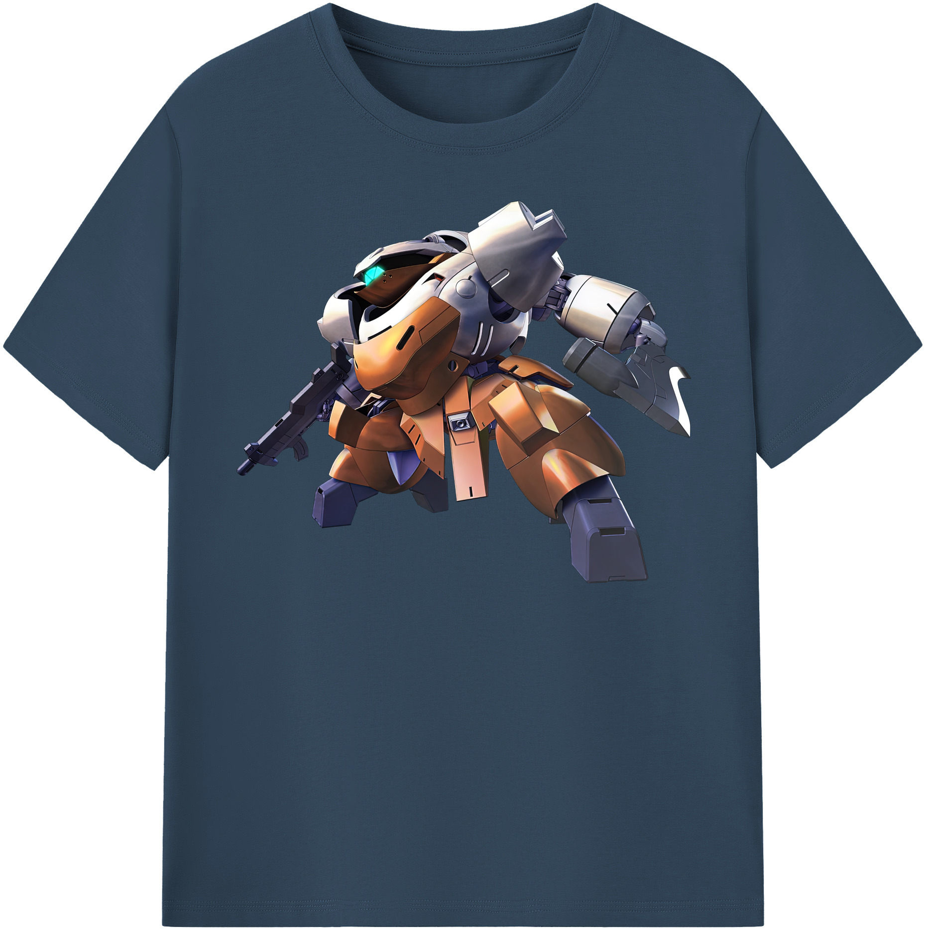 （画像用） 機動戦士ガンダム Mobile Suit Gundam 綿100％半袖Tシャツ（フロントプリント）