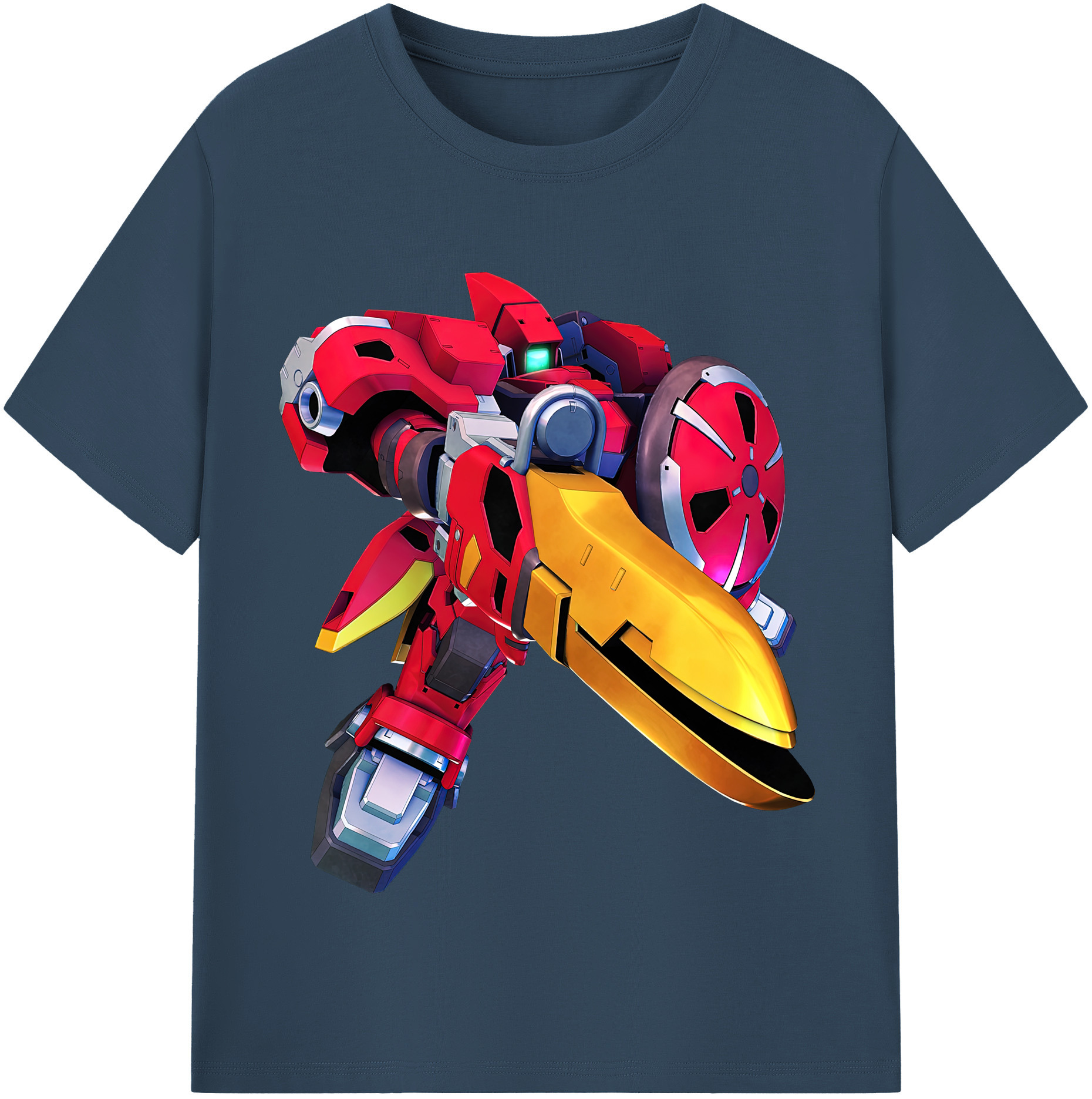 （画像用） 機動戦士ガンダム Mobile Suit Gundam 綿100％半袖Tシャツ（フロントプリント）