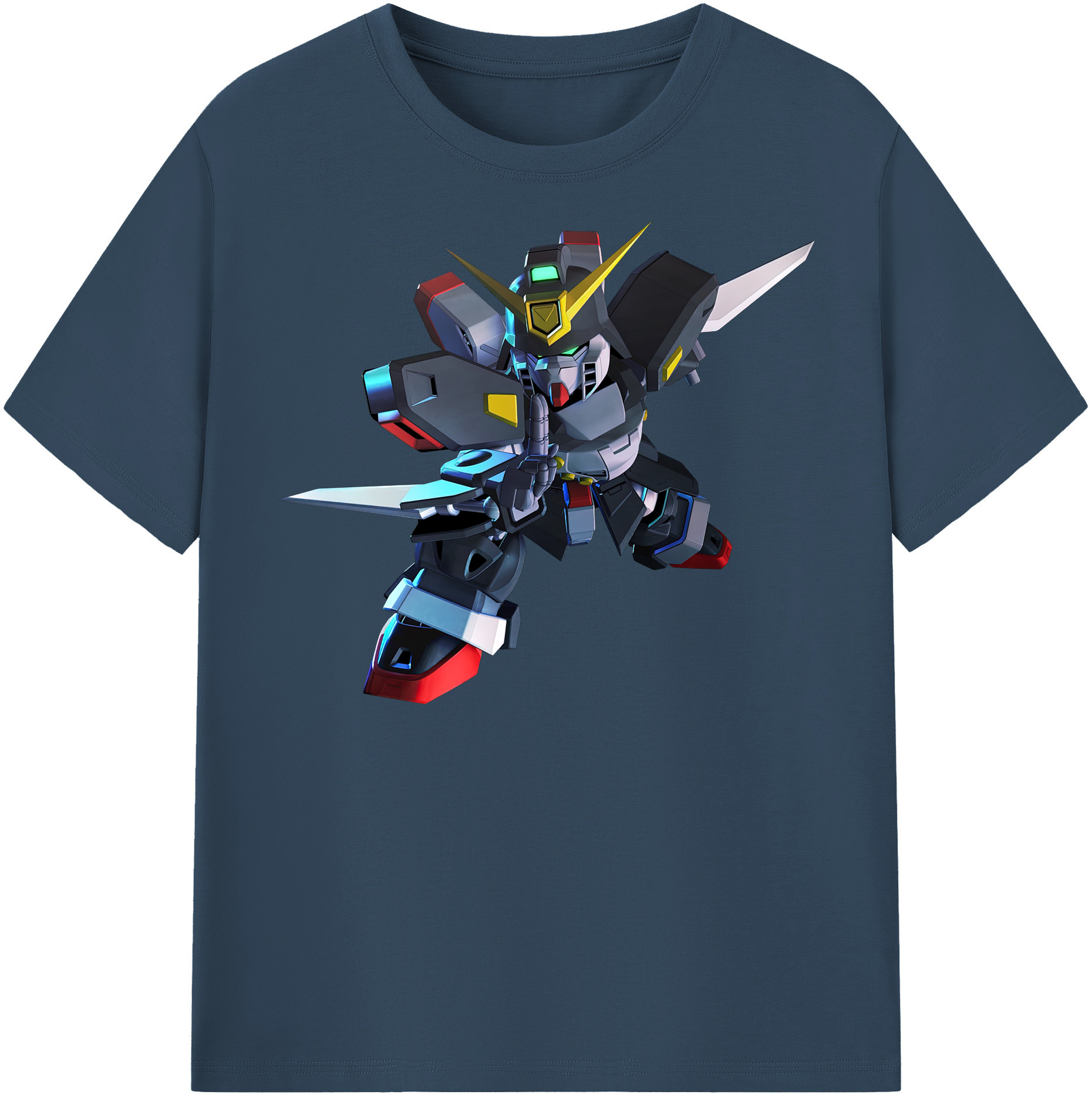 （画像用） 機動戦士ガンダム Mobile Suit Gundam 綿100％半袖Tシャツ（フロントプリント）