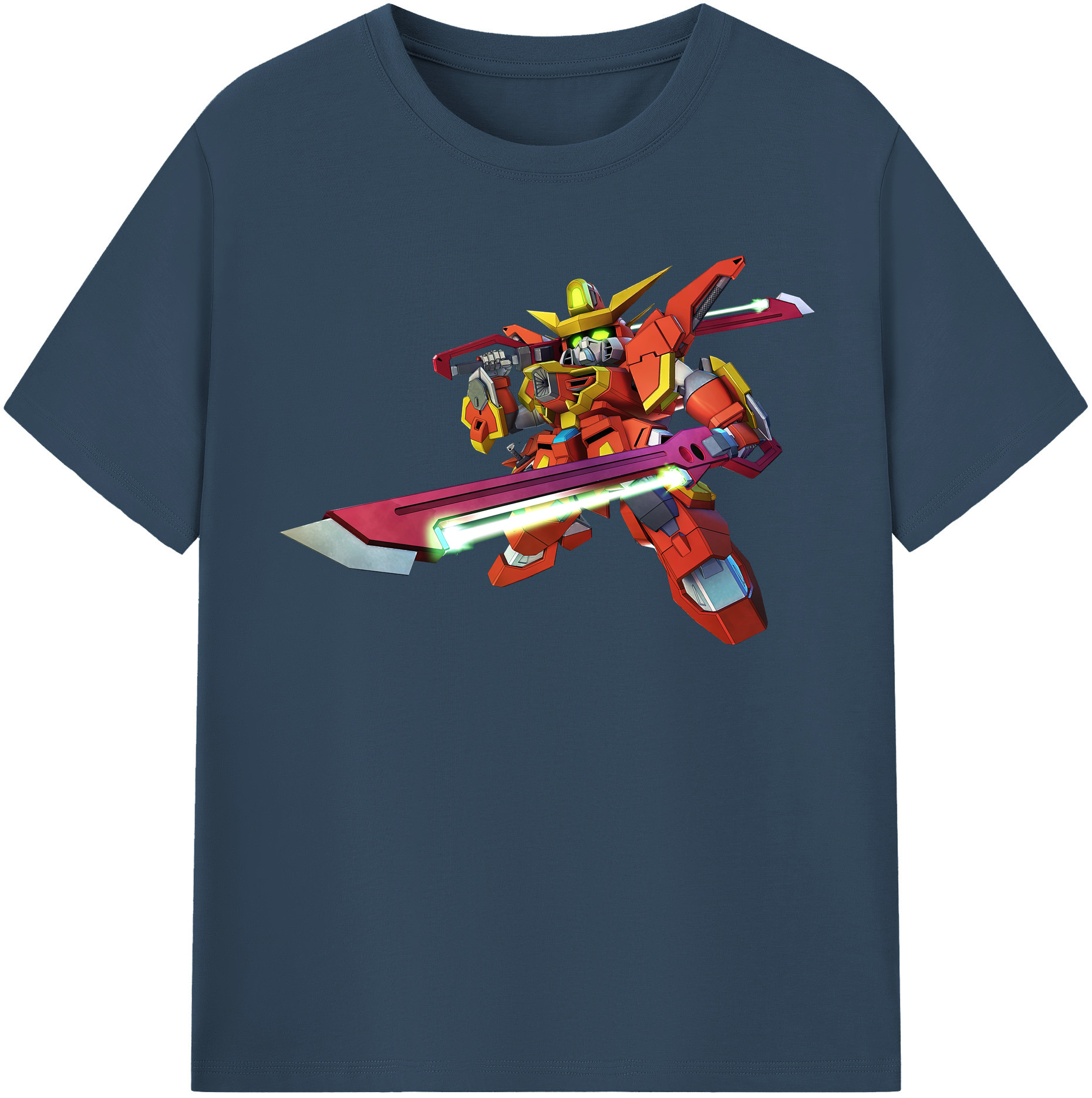 （画像用） 機動戦士ガンダム Mobile Suit Gundam 綿100％半袖Tシャツ（フロントプリント）