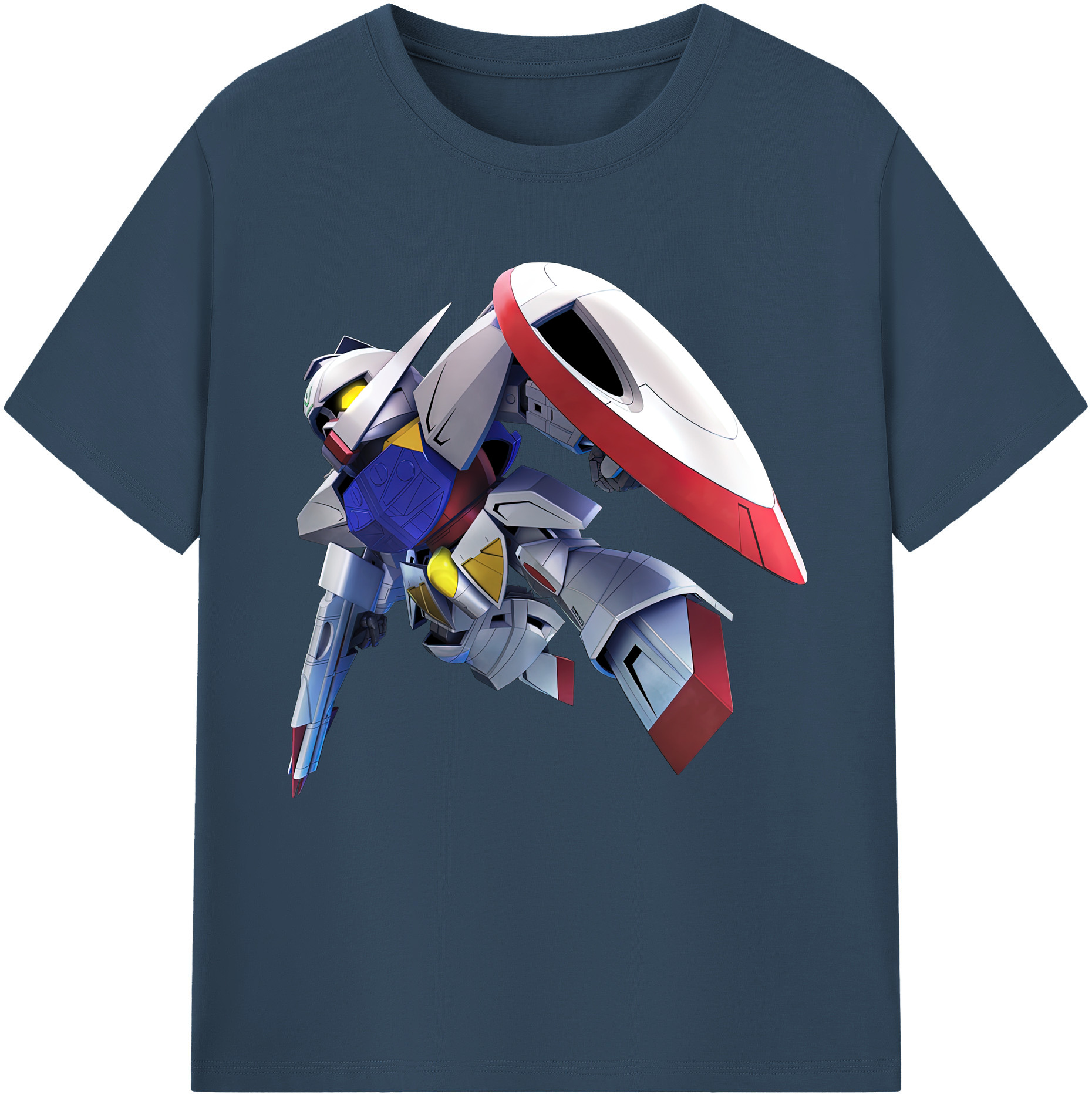 （画像用） 機動戦士ガンダム Mobile Suit Gundam 綿100％半袖Tシャツ（フロントプリント）