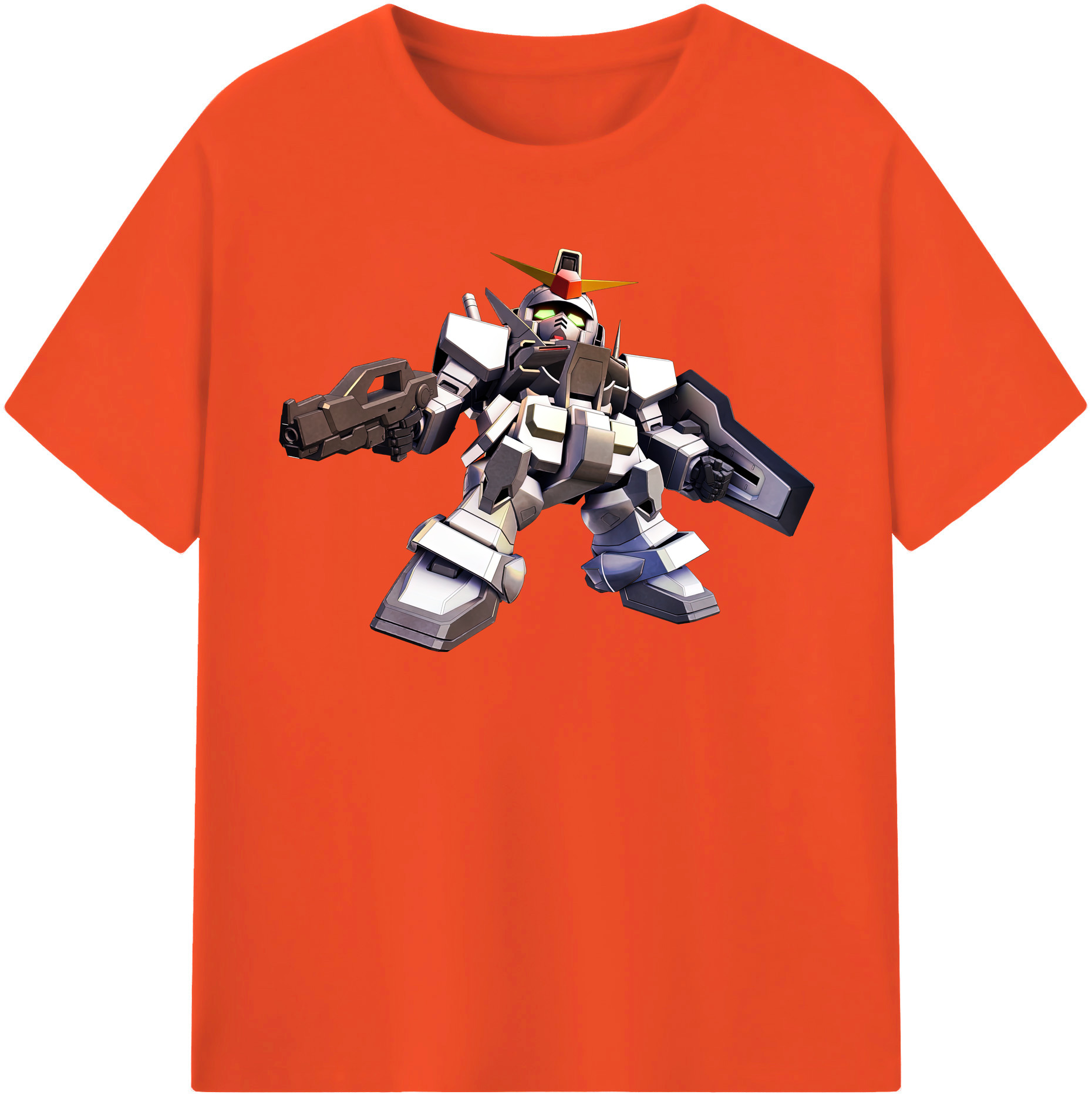 （画像用） 機動戦士ガンダム Mobile Suit Gundam 綿100％半袖Tシャツ（フロントプリント）