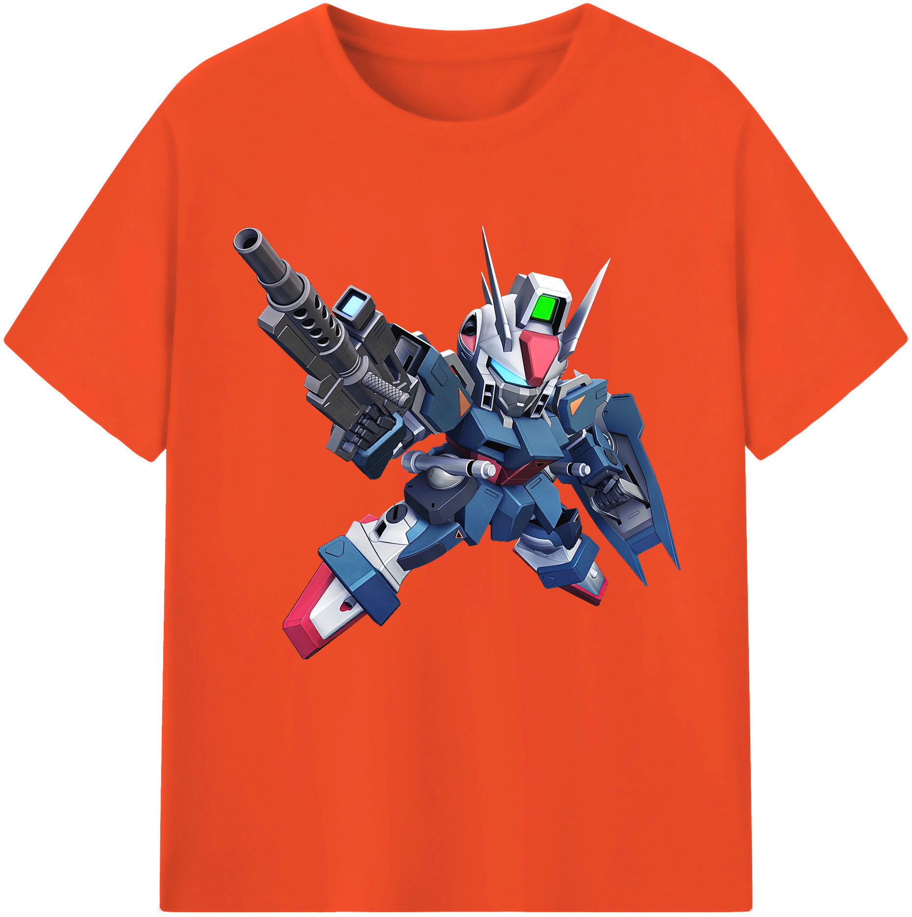 （画像用） 機動戦士ガンダム Mobile Suit Gundam 綿100％半袖Tシャツ（フロントプリント）
