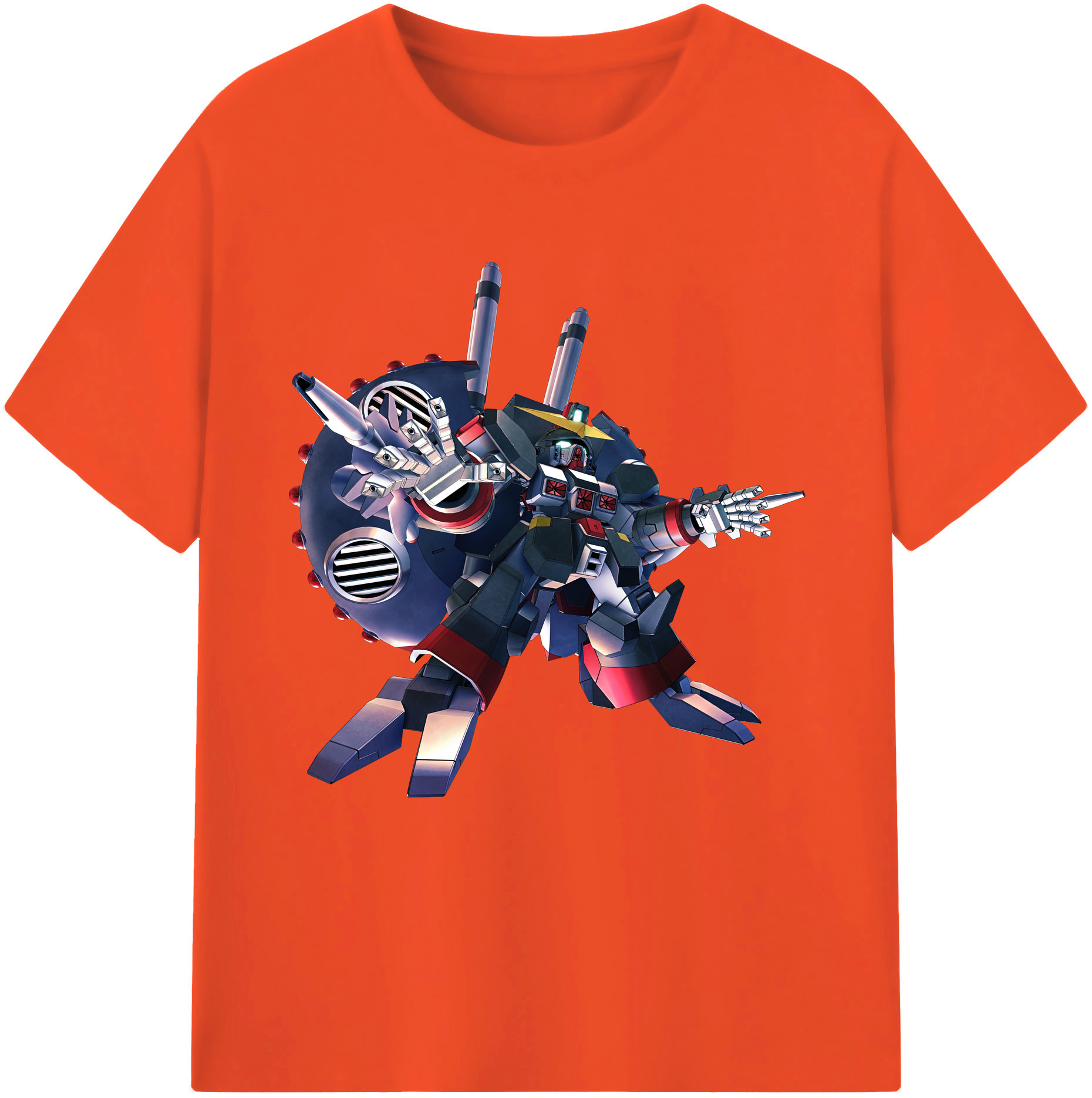 （画像用） 機動戦士ガンダム Mobile Suit Gundam 綿100％半袖Tシャツ（フロントプリント）