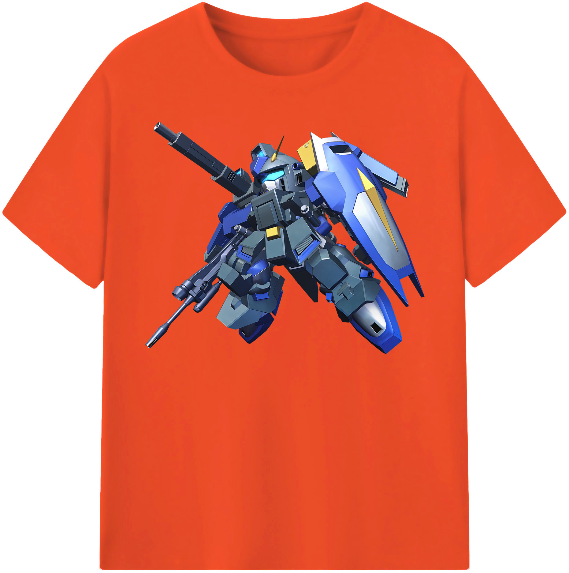 （画像用） 機動戦士ガンダム Mobile Suit Gundam 綿100％半袖Tシャツ（フロントプリント）