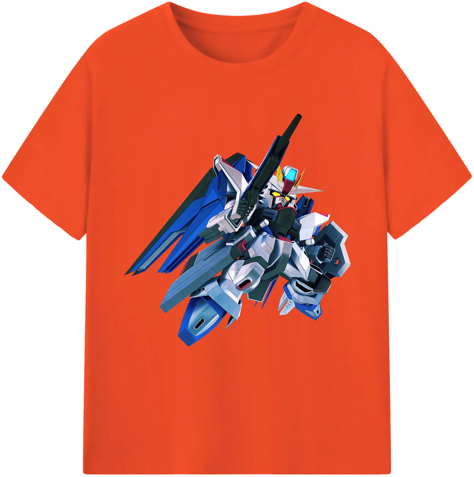 （画像用） 機動戦士ガンダム Mobile Suit Gundam 綿100％半袖Tシャツ（フロントプリント）