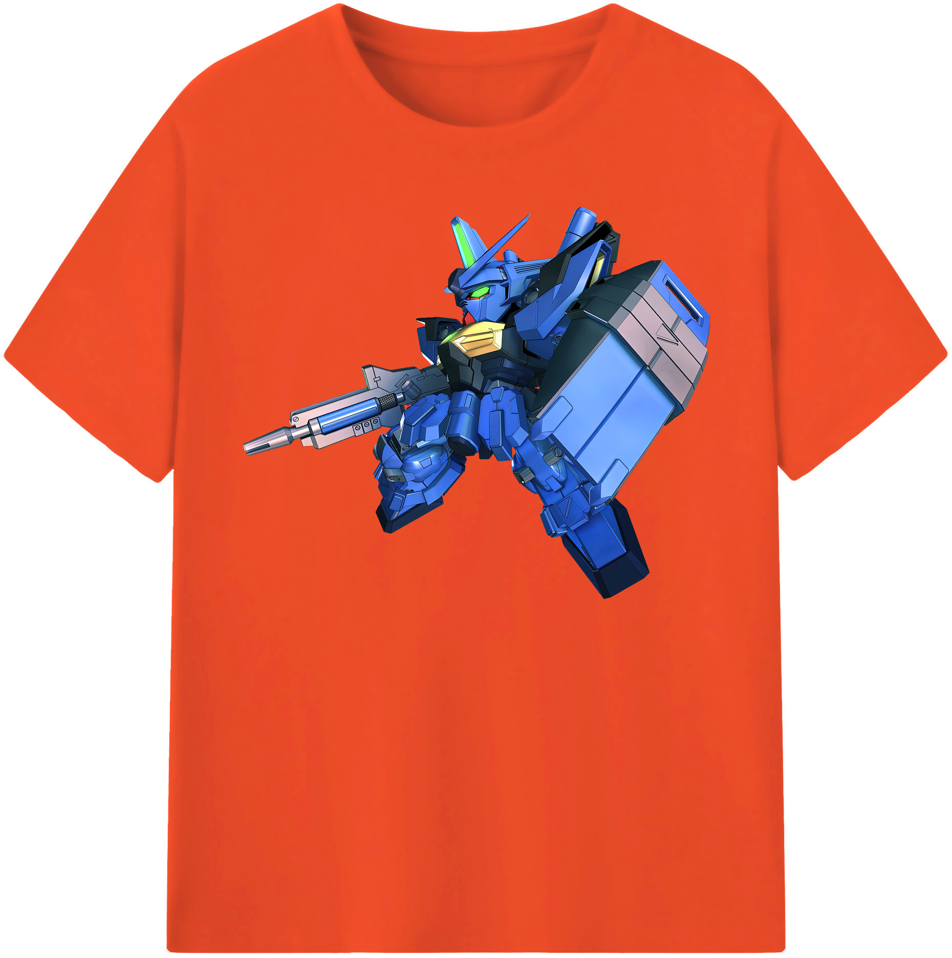 （画像用） 機動戦士ガンダム Mobile Suit Gundam 綿100％半袖Tシャツ（フロントプリント）
