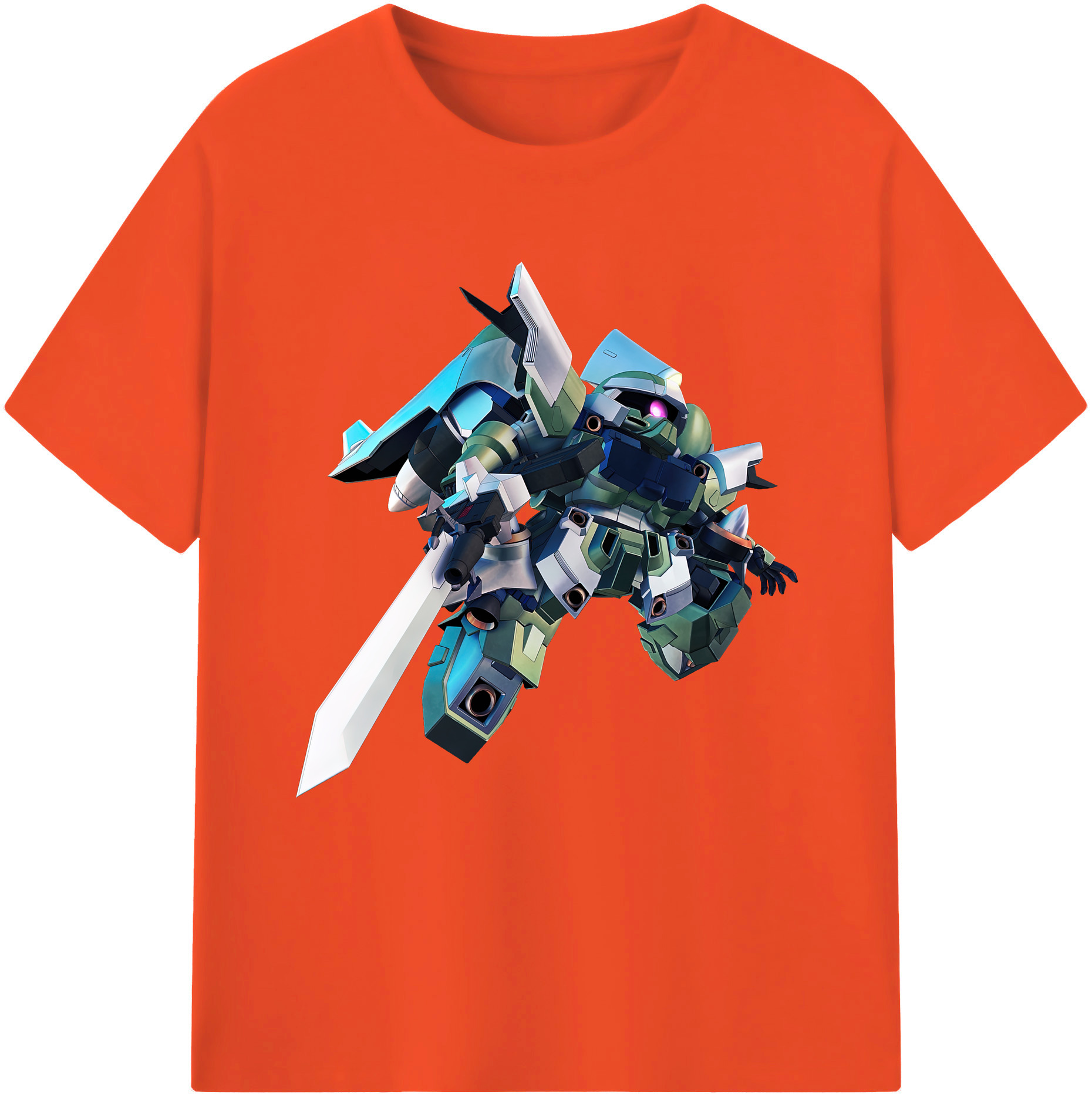 （画像用） 機動戦士ガンダム Mobile Suit Gundam 綿100％半袖Tシャツ（フロントプリント）