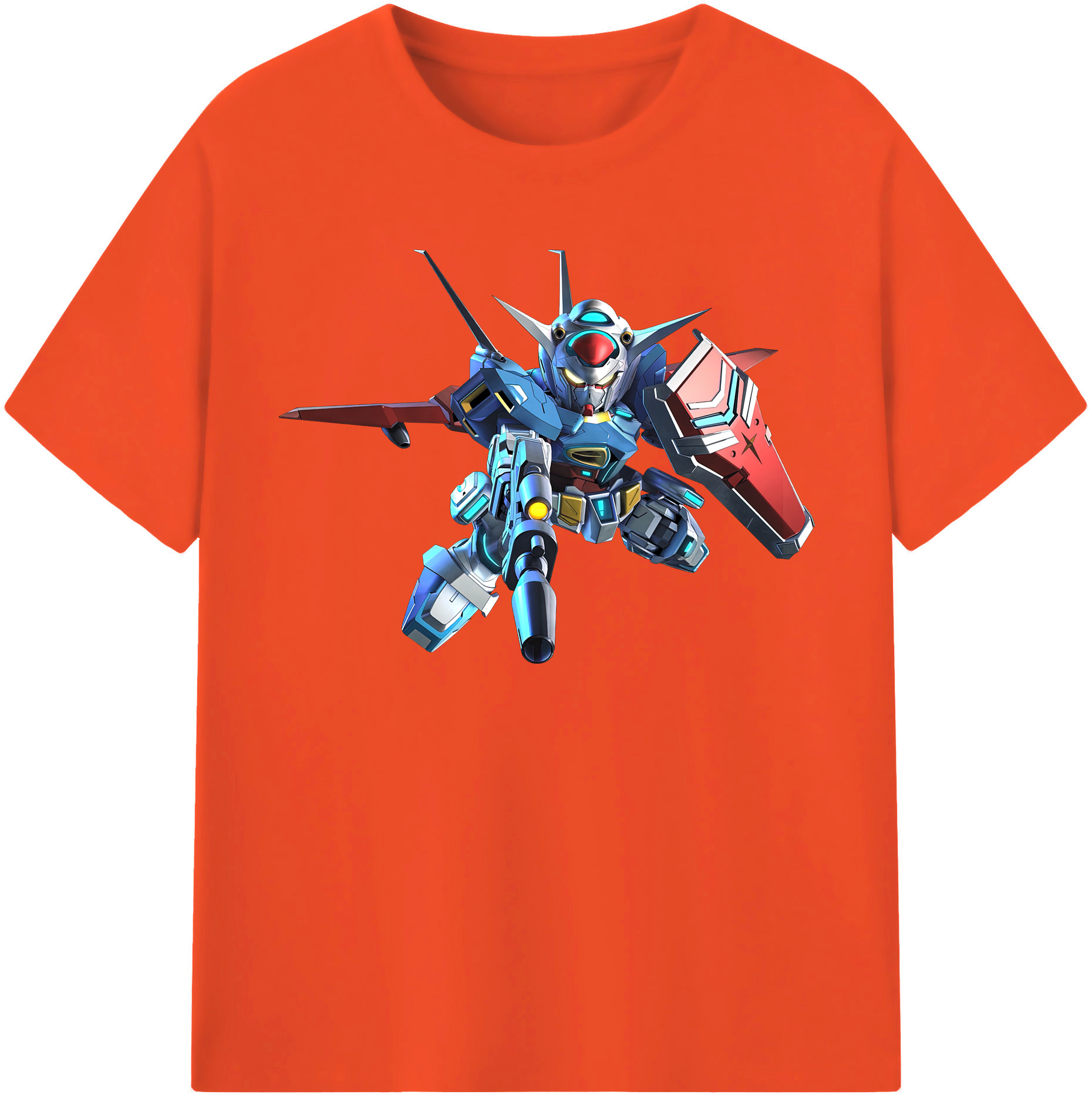 （画像用） 機動戦士ガンダム Mobile Suit Gundam 綿100％半袖Tシャツ（フロントプリント）