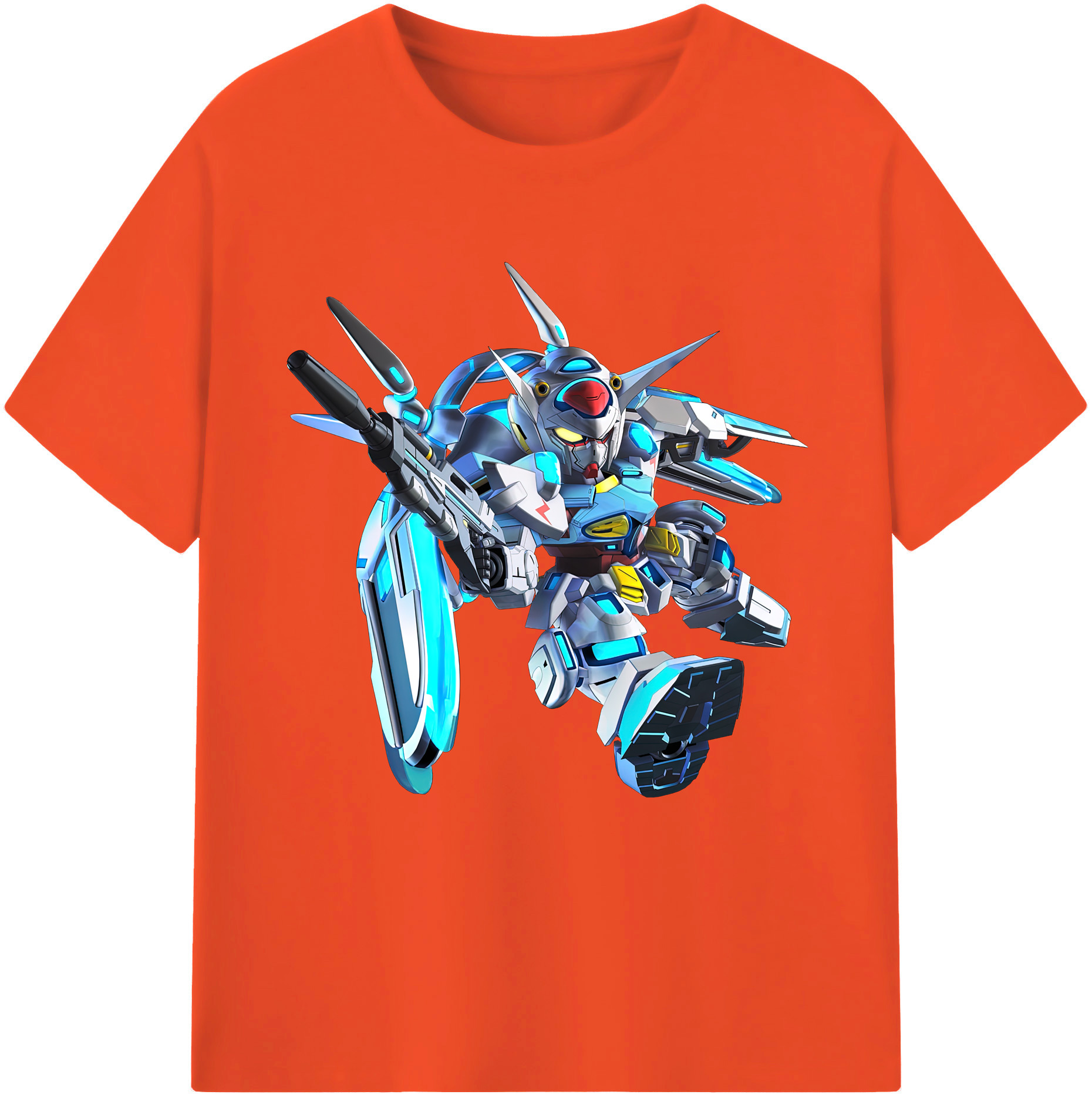 （画像用） 機動戦士ガンダム Mobile Suit Gundam 綿100％半袖Tシャツ（フロントプリント）