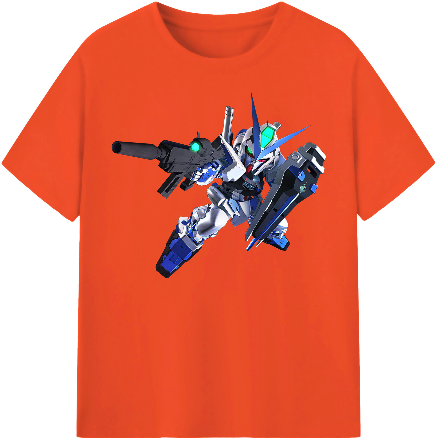（画像用） 機動戦士ガンダム Mobile Suit Gundam 綿100％半袖Tシャツ（フロントプリント）