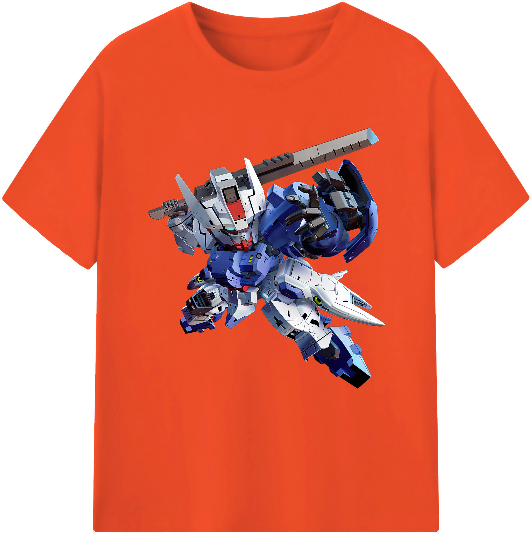 （画像用） 機動戦士ガンダム Mobile Suit Gundam 綿100％半袖Tシャツ（フロントプリント）