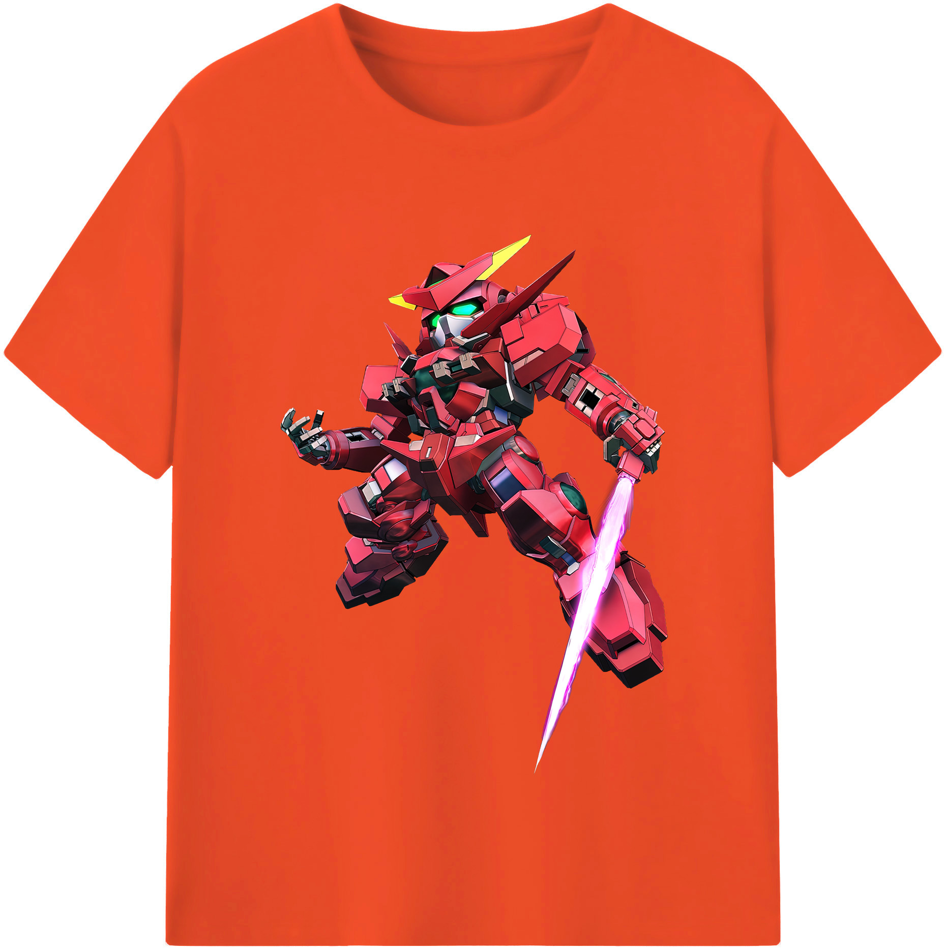 （画像用） 機動戦士ガンダム Mobile Suit Gundam 綿100％半袖Tシャツ（フロントプリント）