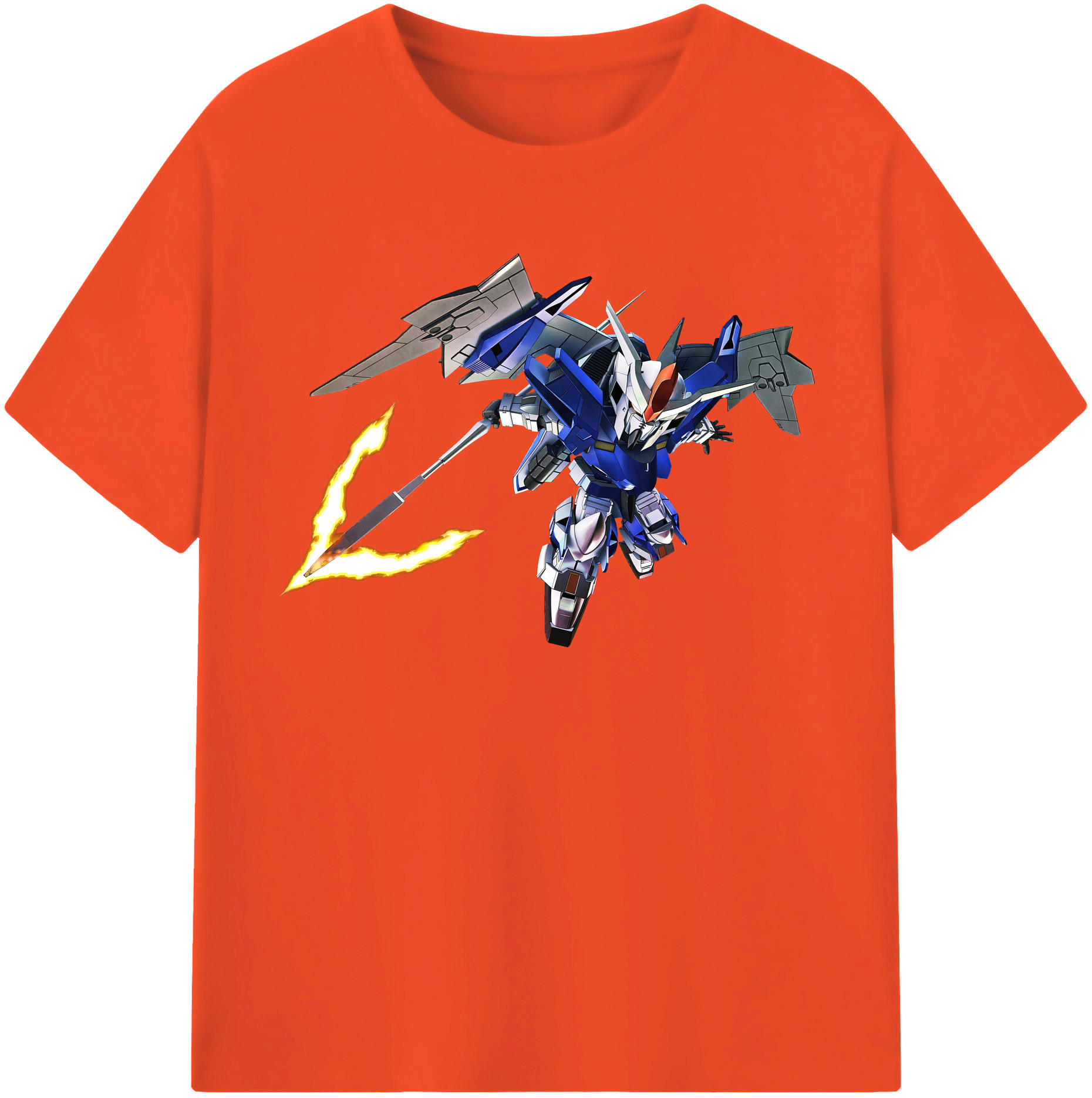（画像用） 機動戦士ガンダム Mobile Suit Gundam 綿100％半袖Tシャツ（フロントプリント）