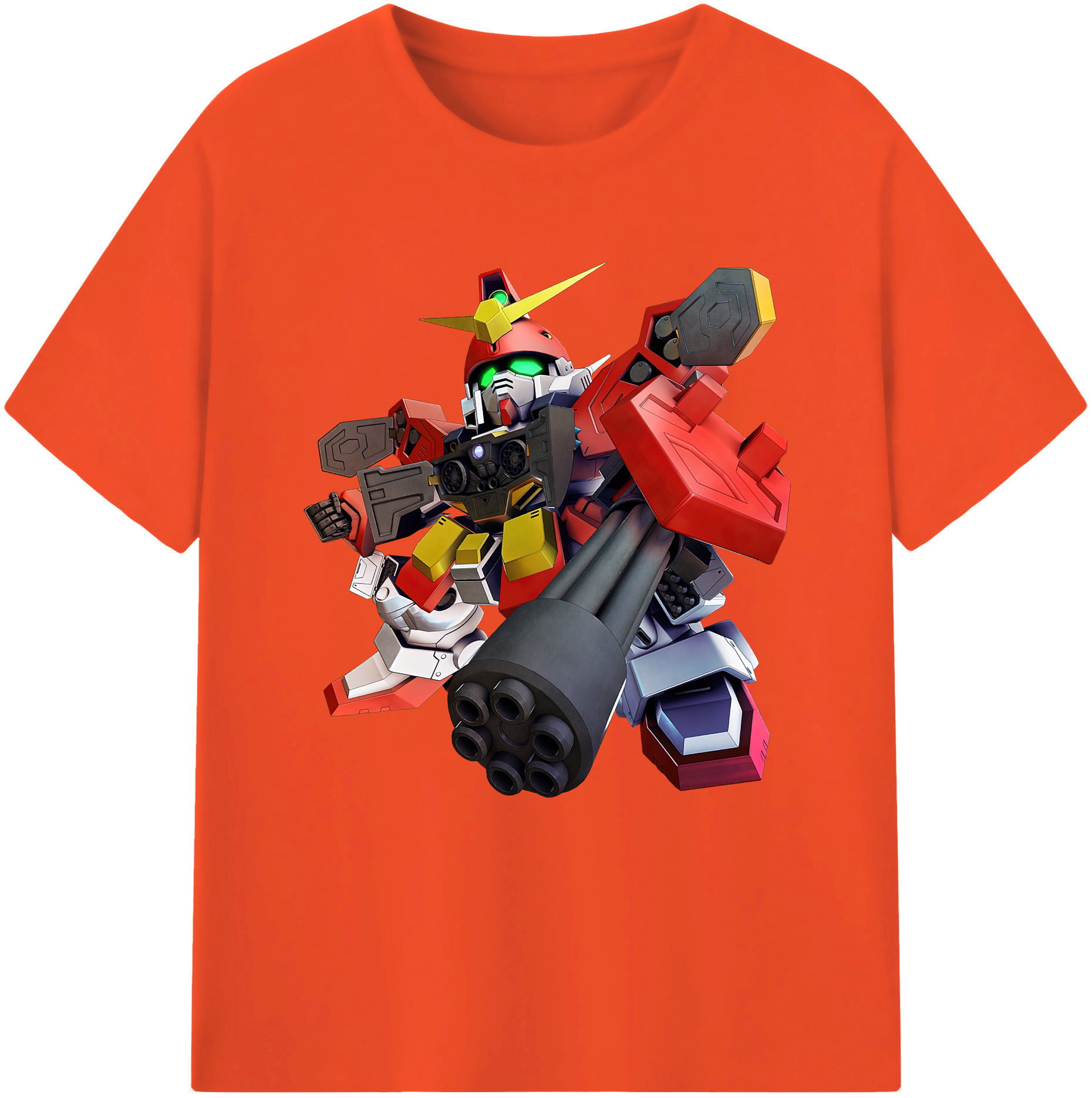 （画像用） 機動戦士ガンダム Mobile Suit Gundam 綿100％半袖Tシャツ（フロントプリント）