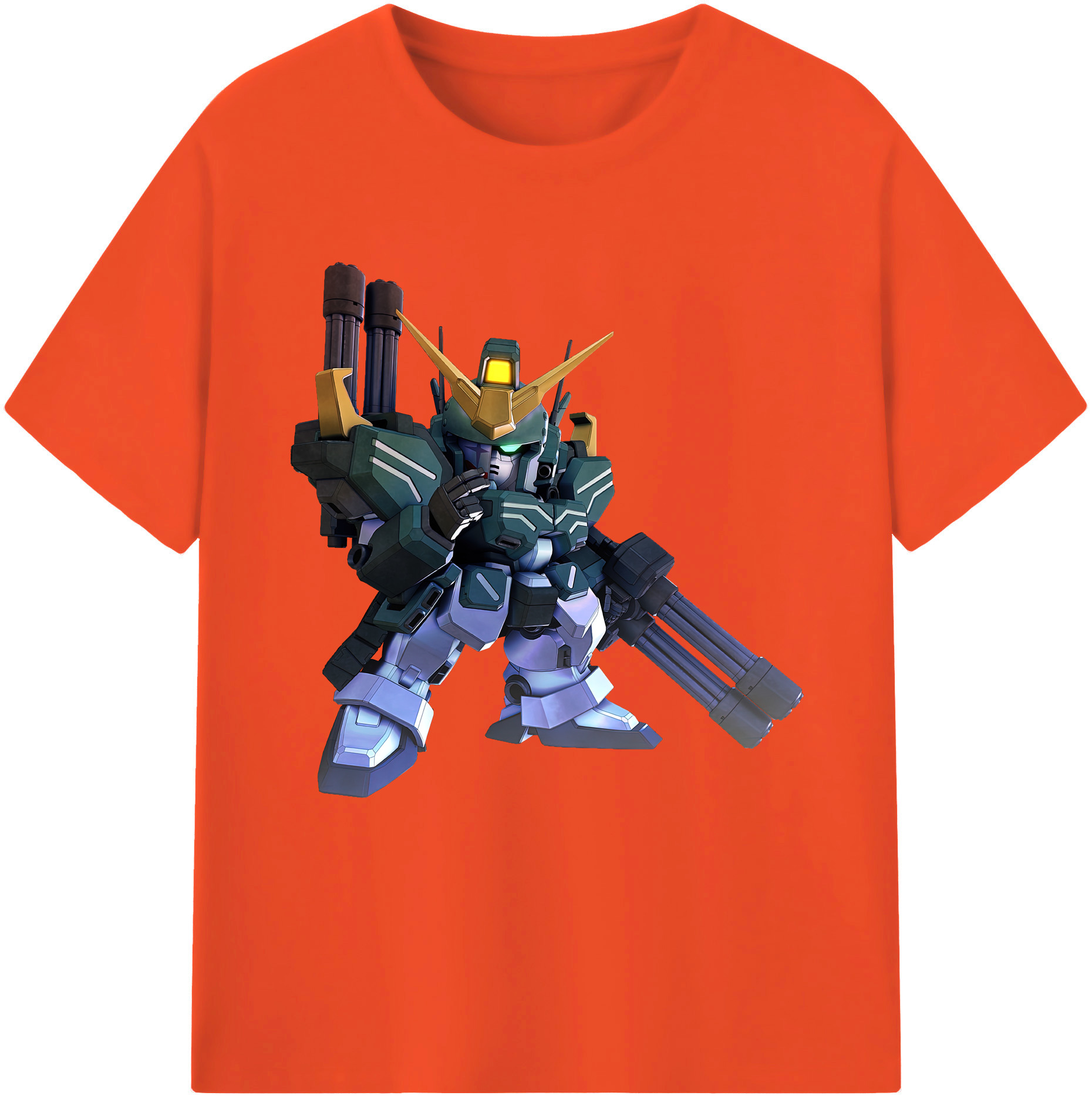 （画像用） 機動戦士ガンダム Mobile Suit Gundam 綿100％半袖Tシャツ（フロントプリント）
