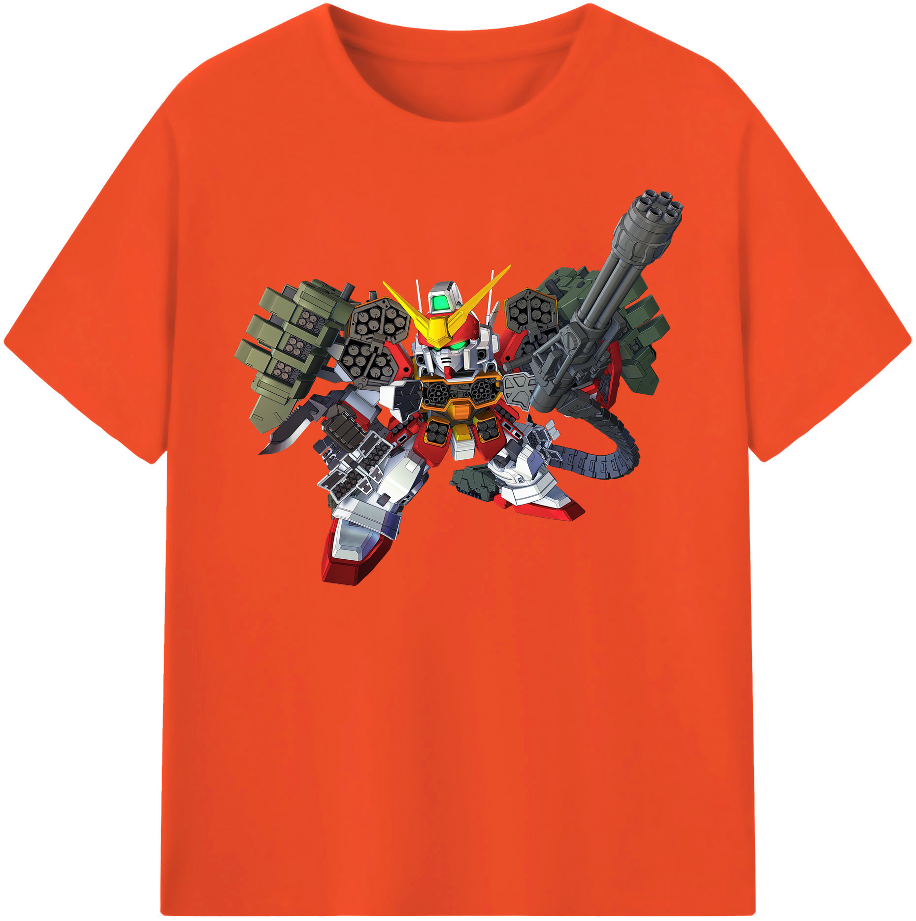 （画像用） 機動戦士ガンダム Mobile Suit Gundam 綿100％半袖Tシャツ（フロントプリント）