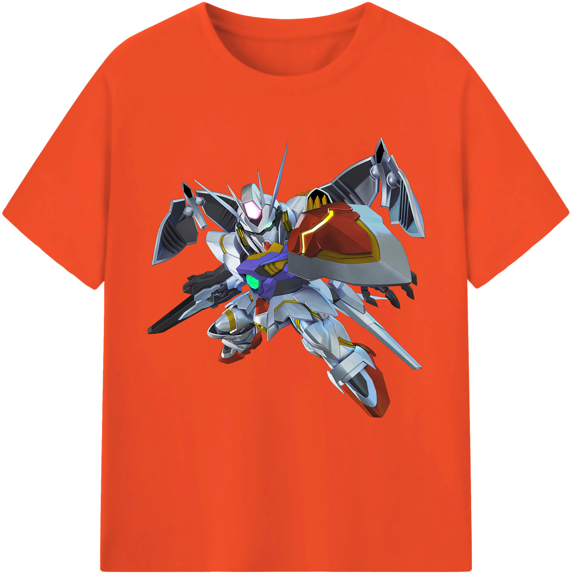 （画像用） 機動戦士ガンダム Mobile Suit Gundam 綿100％半袖Tシャツ（フロントプリント）