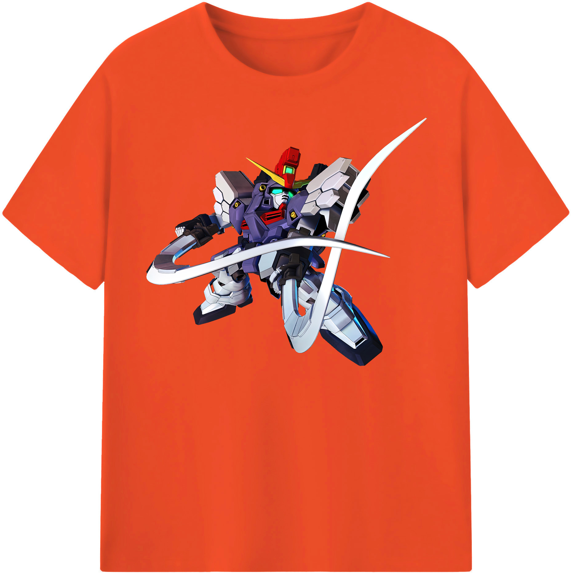 （画像用） 機動戦士ガンダム Mobile Suit Gundam 綿100％半袖Tシャツ（フロントプリント）