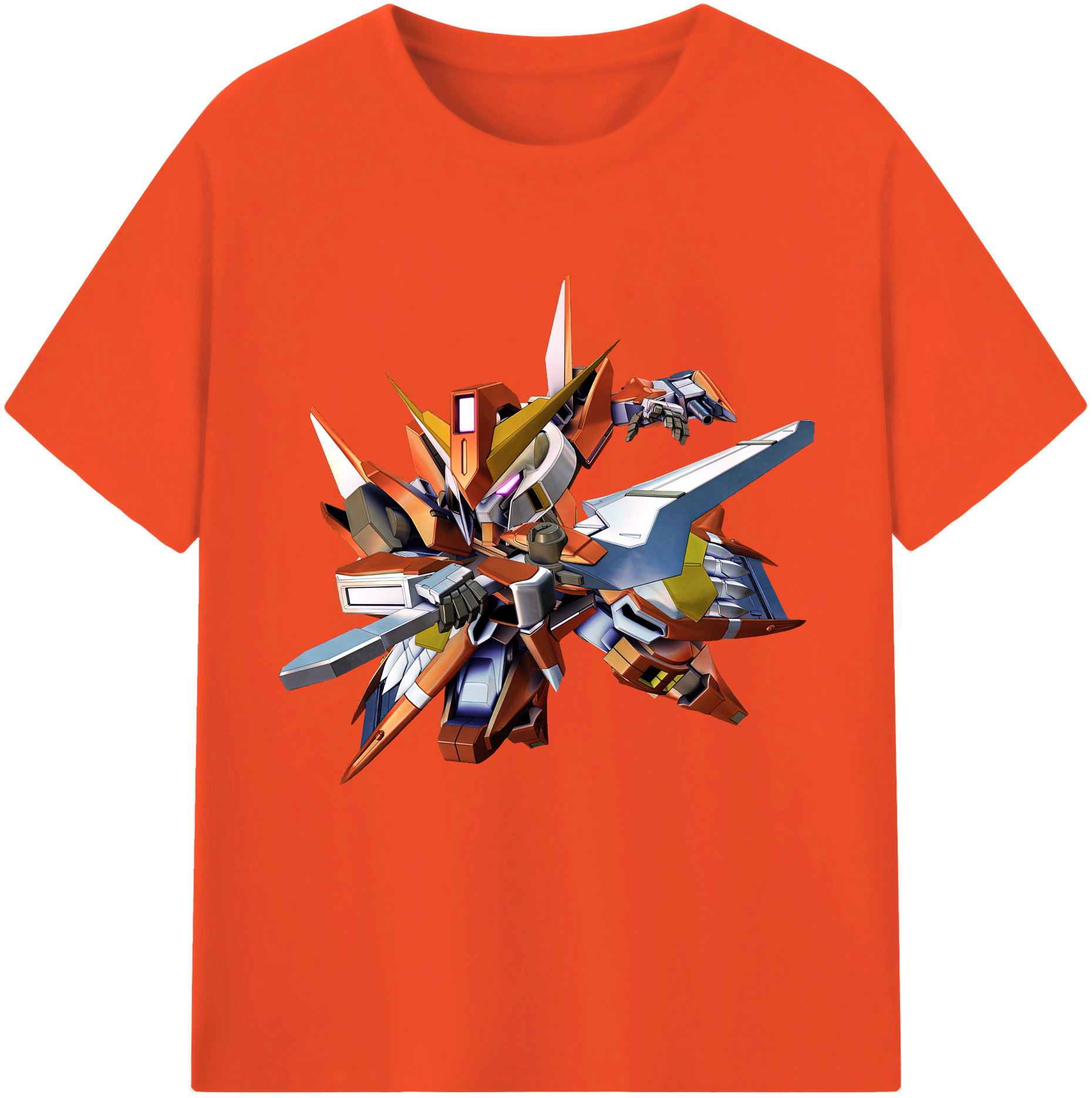 （画像用） 機動戦士ガンダム Mobile Suit Gundam 綿100％半袖Tシャツ（フロントプリント）
