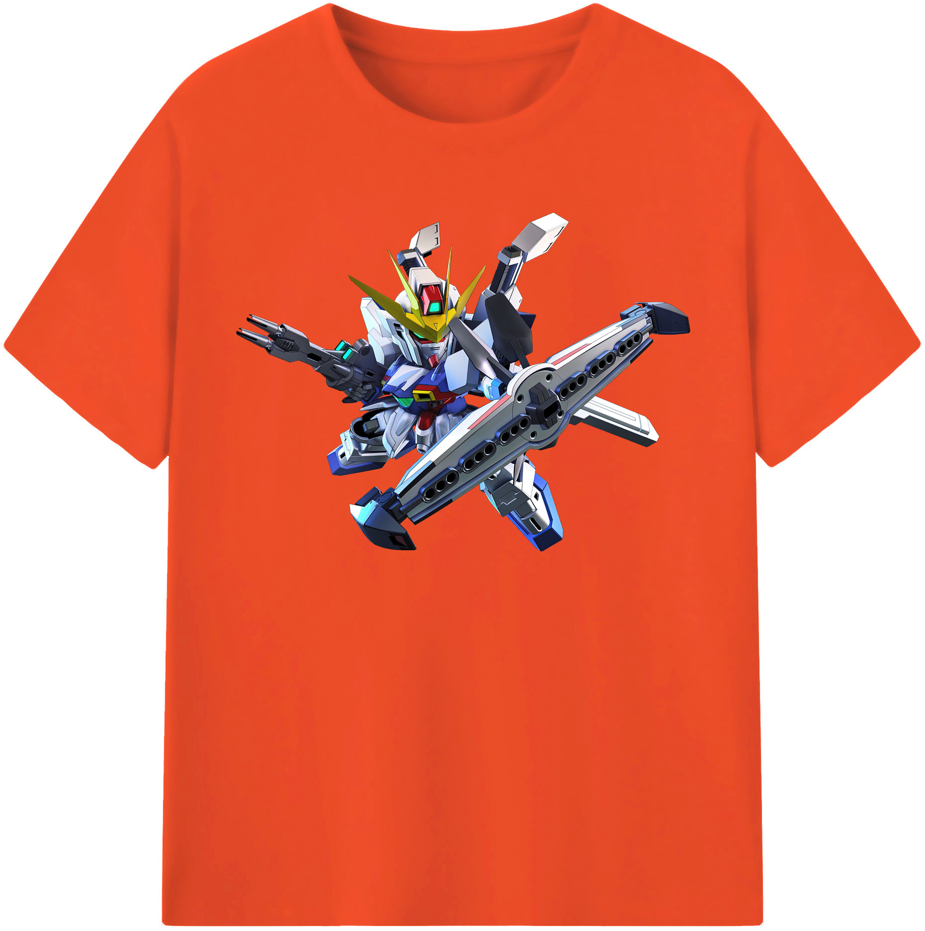 （画像用） 機動戦士ガンダム Mobile Suit Gundam 綿100％半袖Tシャツ（フロントプリント）