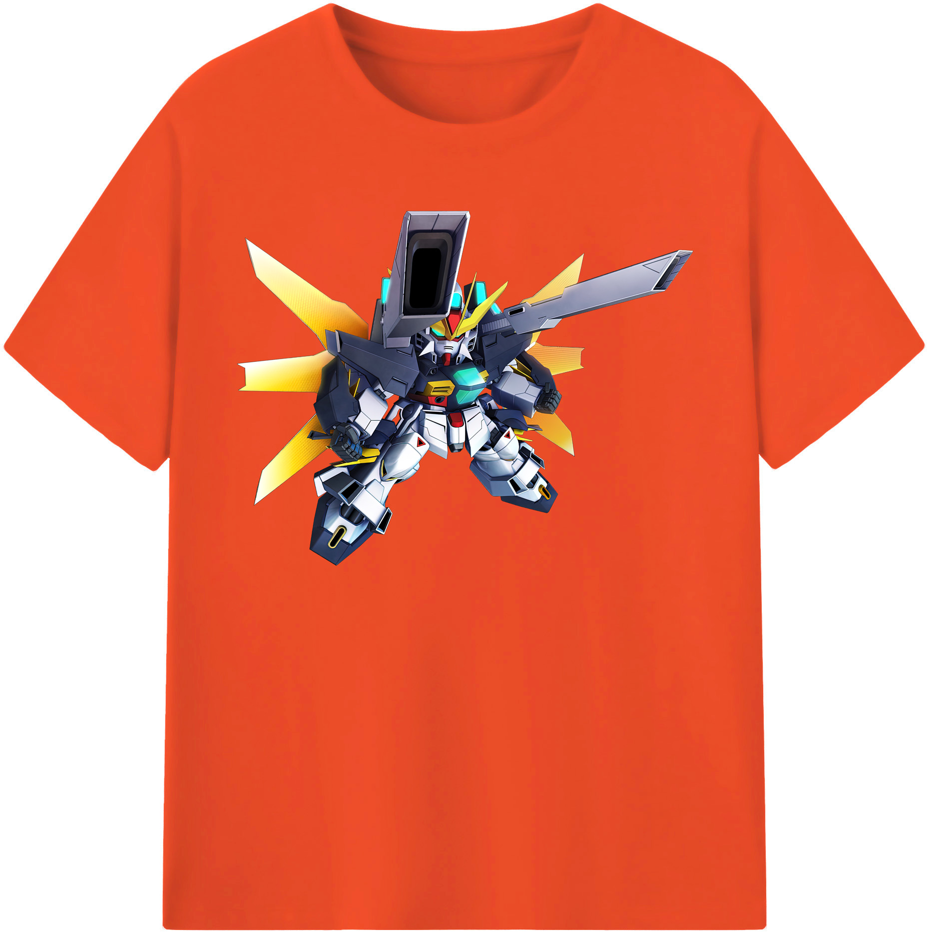 （画像用） 機動戦士ガンダム Mobile Suit Gundam 綿100％半袖Tシャツ（フロントプリント）