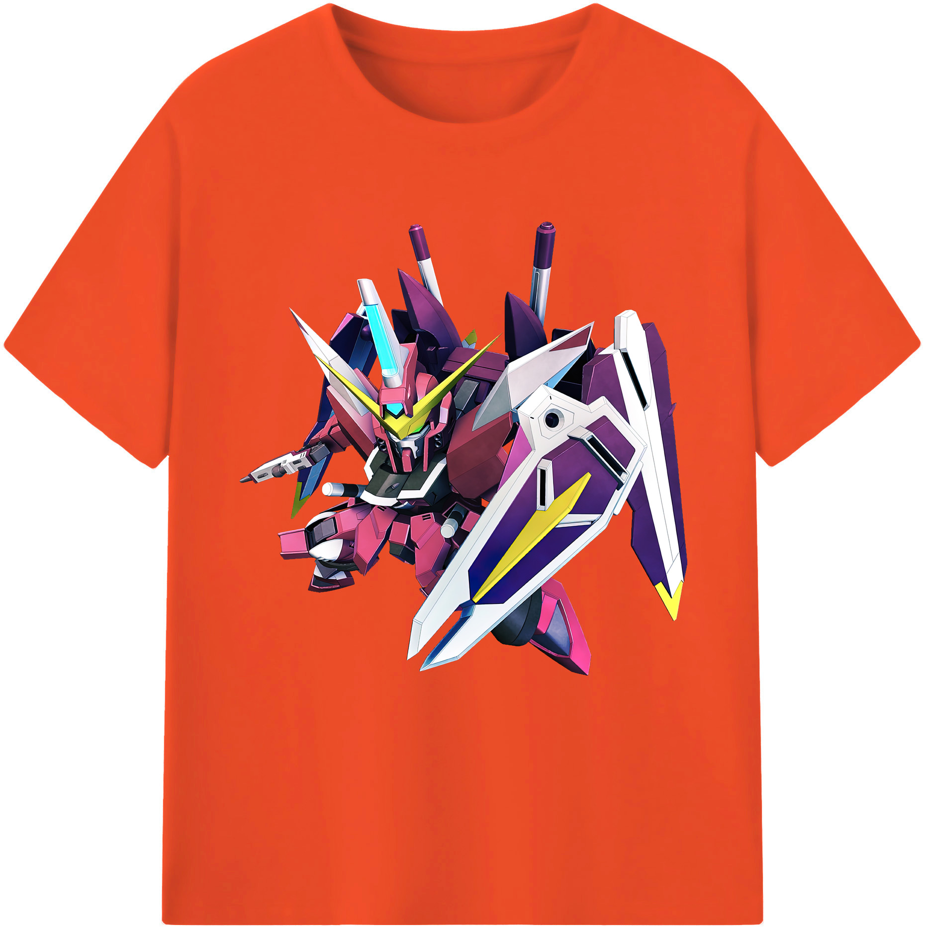 （画像用） 機動戦士ガンダム Mobile Suit Gundam 綿100％半袖Tシャツ（フロントプリント）