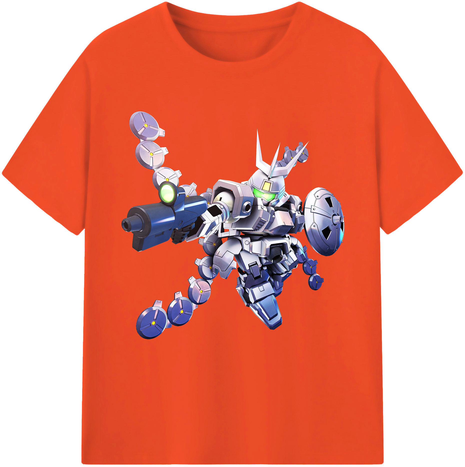 （画像用） 機動戦士ガンダム Mobile Suit Gundam 綿100％半袖Tシャツ（フロントプリント）
