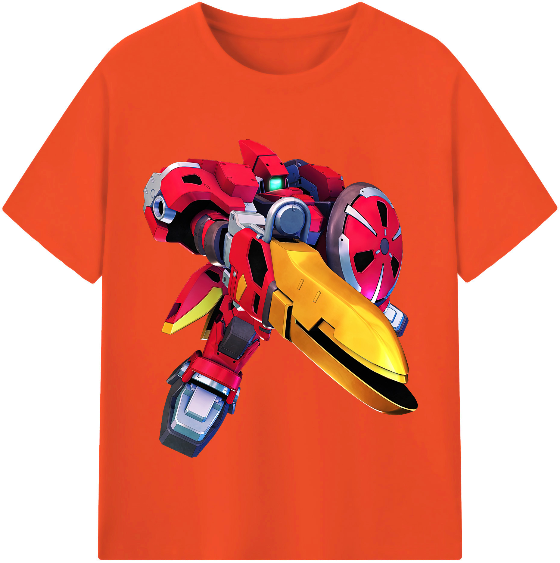 （画像用） 機動戦士ガンダム Mobile Suit Gundam 綿100％半袖Tシャツ（フロントプリント）