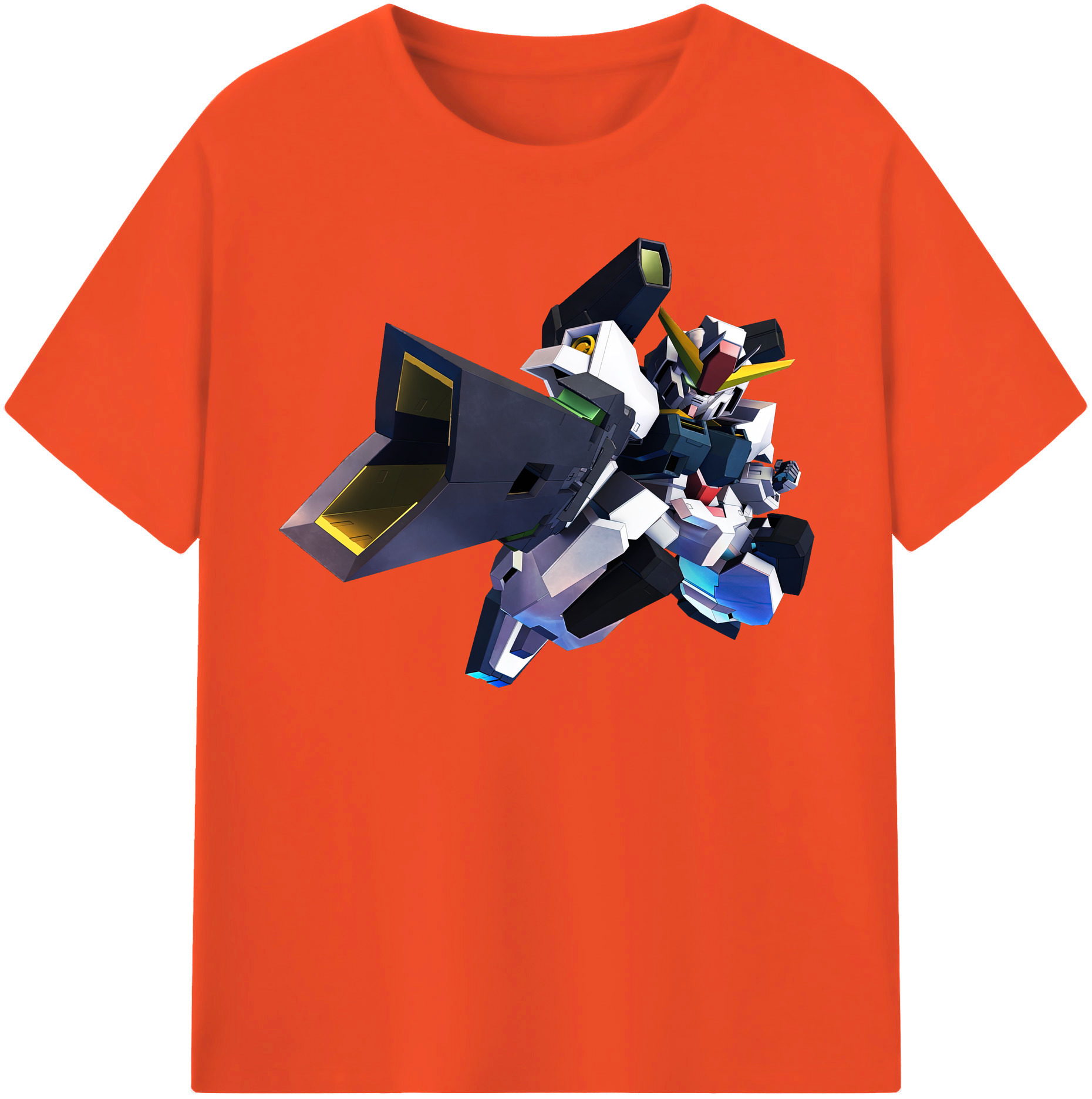 （画像用） 機動戦士ガンダム Mobile Suit Gundam 綿100％半袖Tシャツ（フロントプリント）