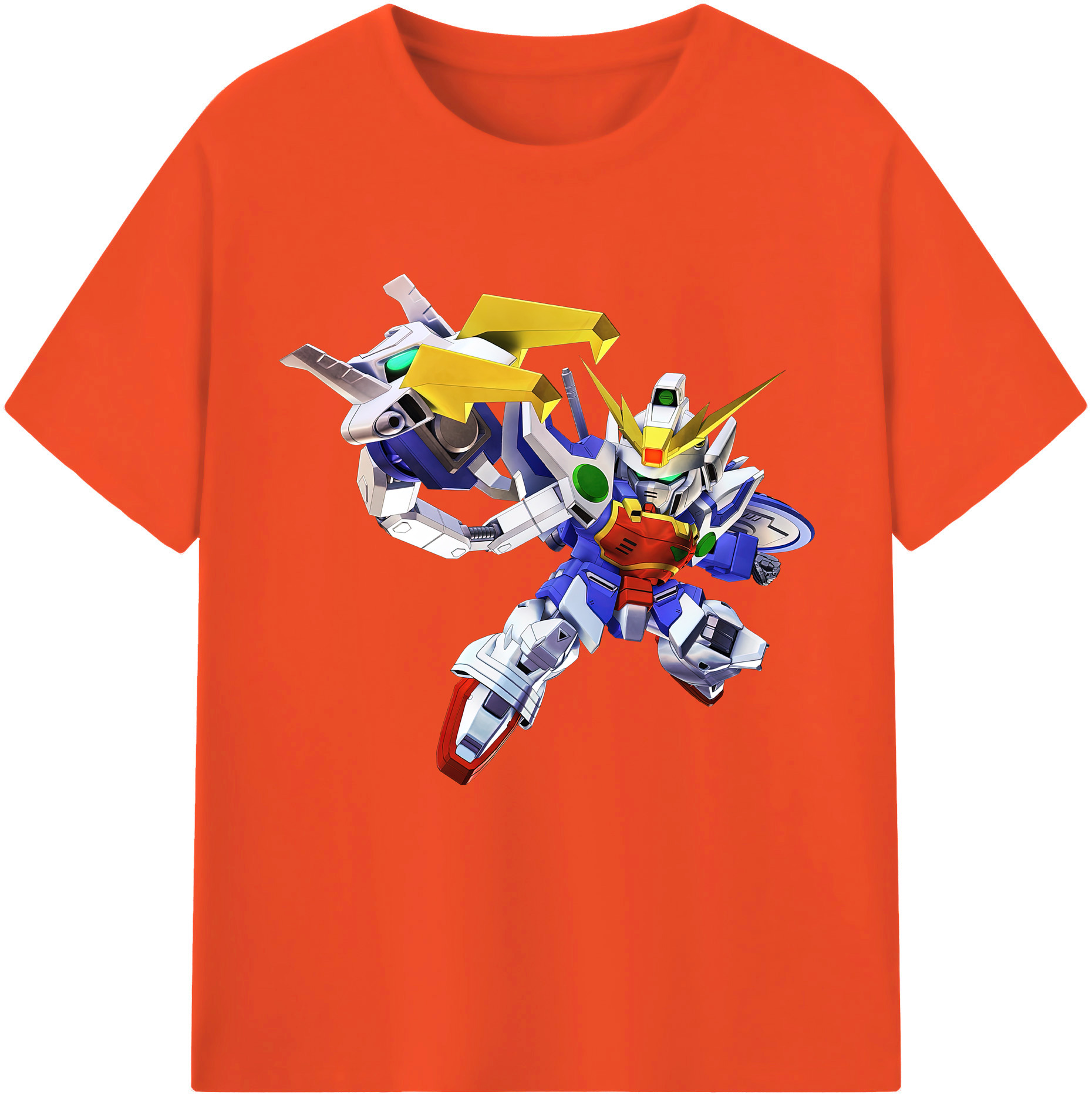 （画像用） 機動戦士ガンダム Mobile Suit Gundam 綿100％半袖Tシャツ（フロントプリント）