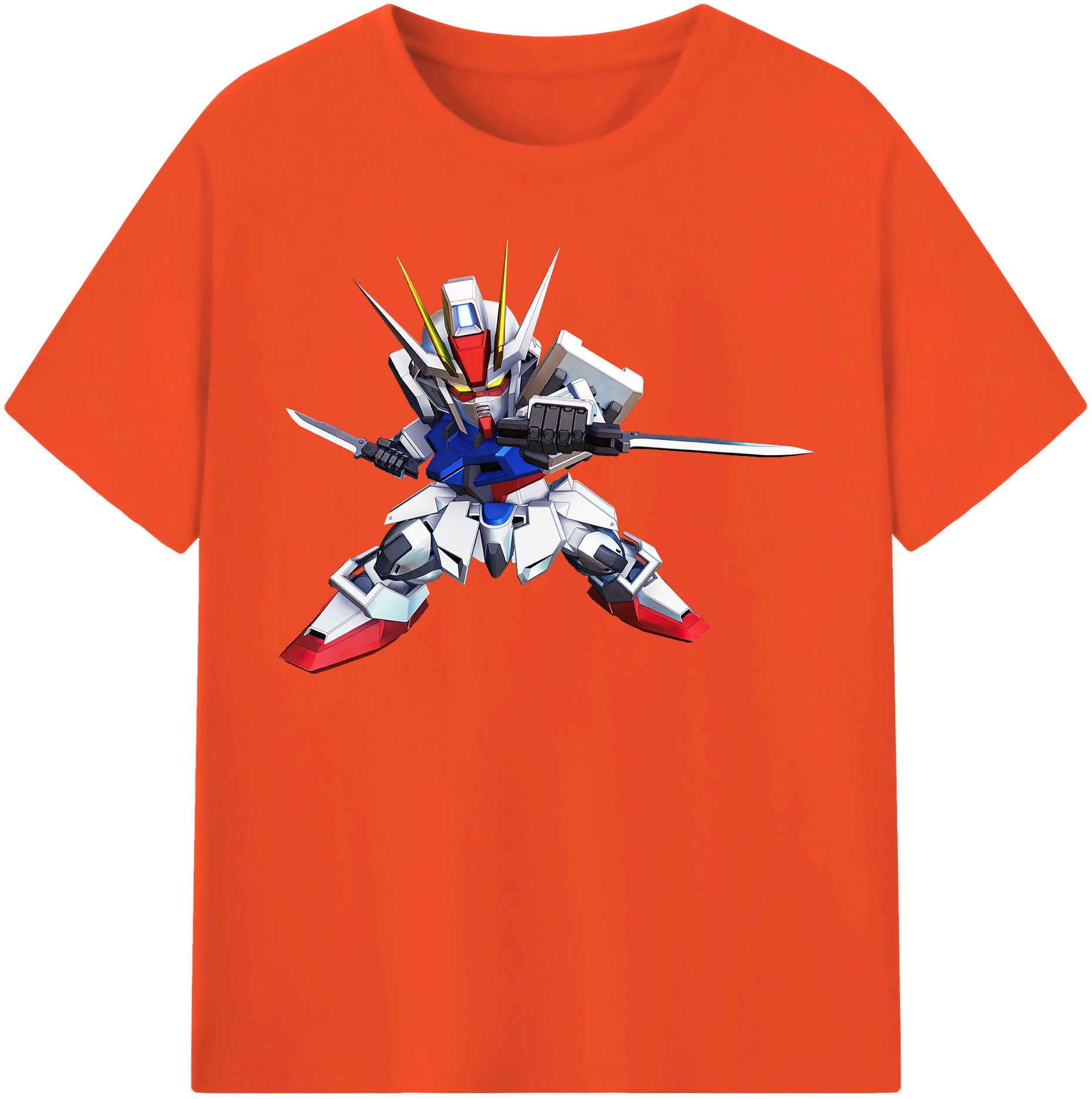 （画像用） 機動戦士ガンダム Mobile Suit Gundam 綿100％半袖Tシャツ（フロントプリント）