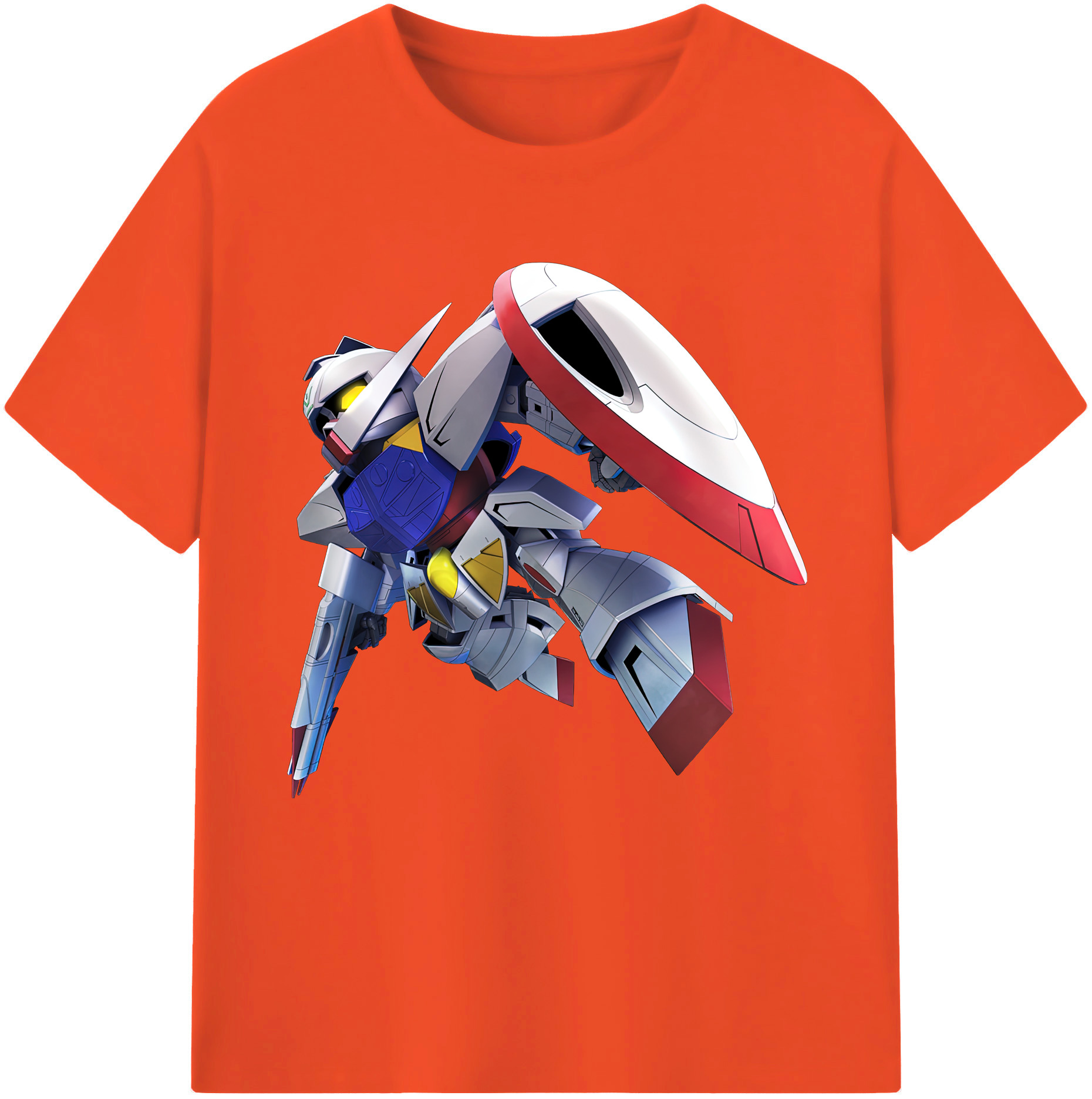 （画像用） 機動戦士ガンダム Mobile Suit Gundam 綿100％半袖Tシャツ（フロントプリント）