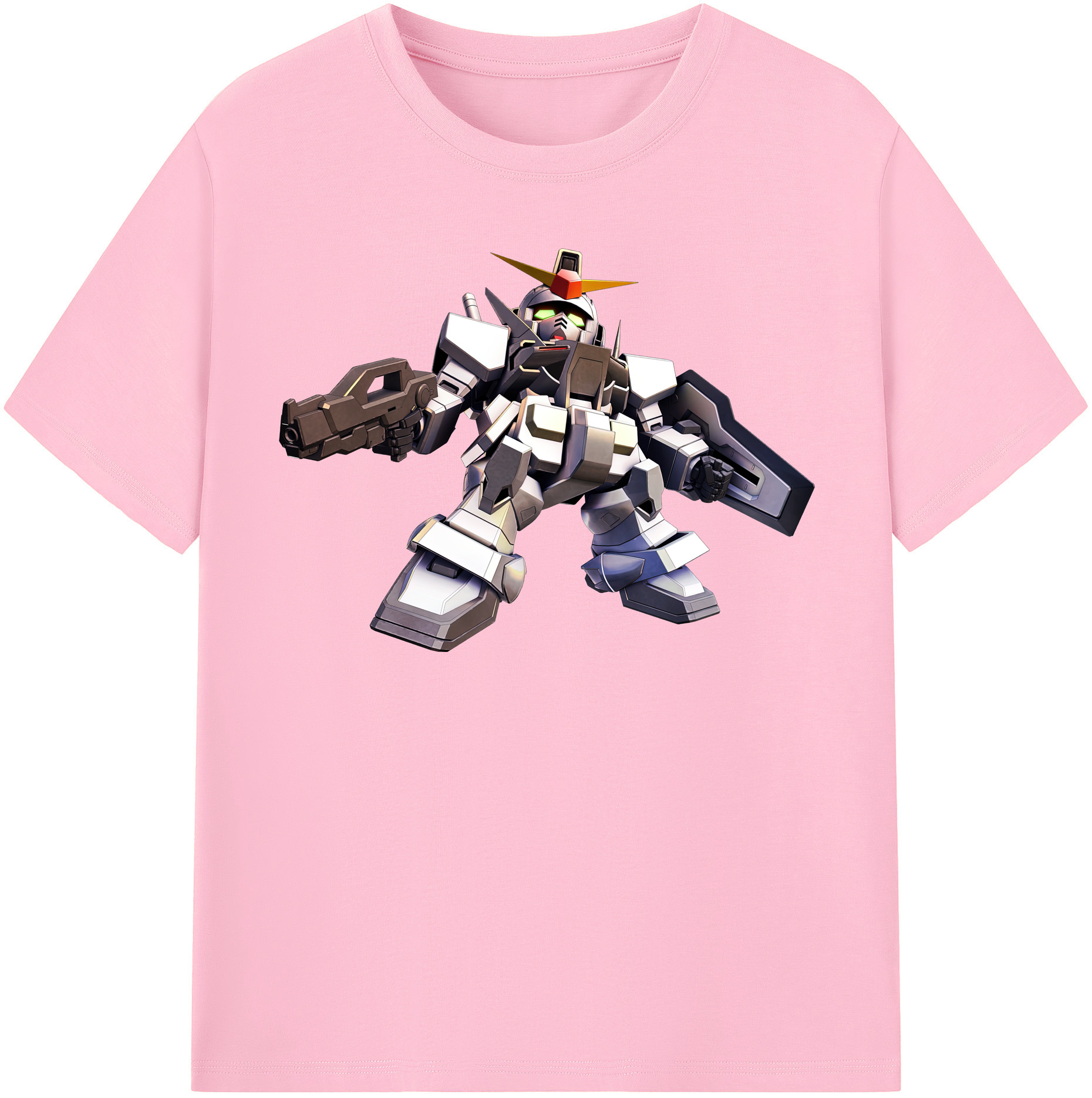 （画像用） 機動戦士ガンダム Mobile Suit Gundam 綿100％半袖Tシャツ（フロントプリント）