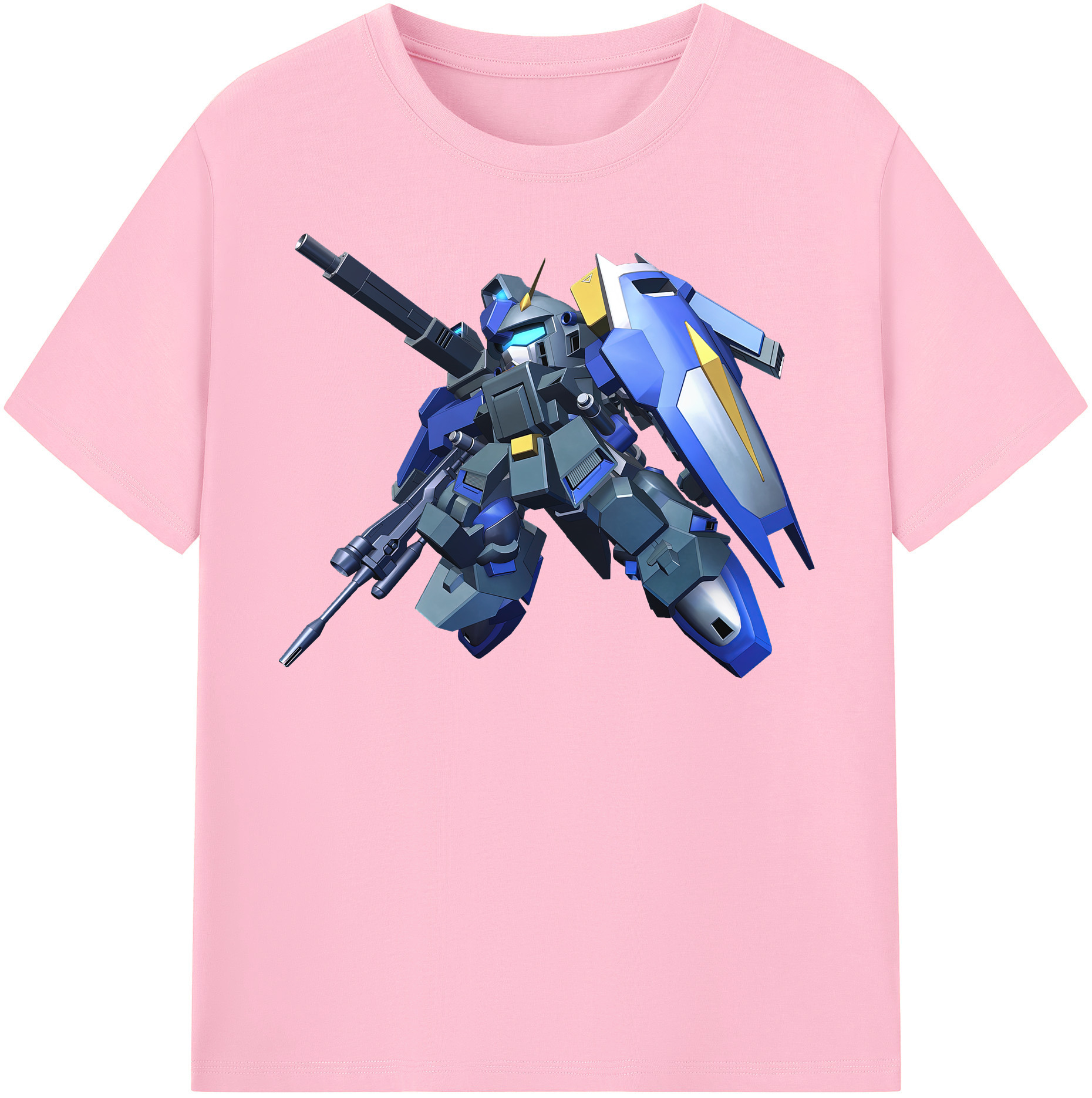 （画像用） 機動戦士ガンダム Mobile Suit Gundam 綿100％半袖Tシャツ（フロントプリント）