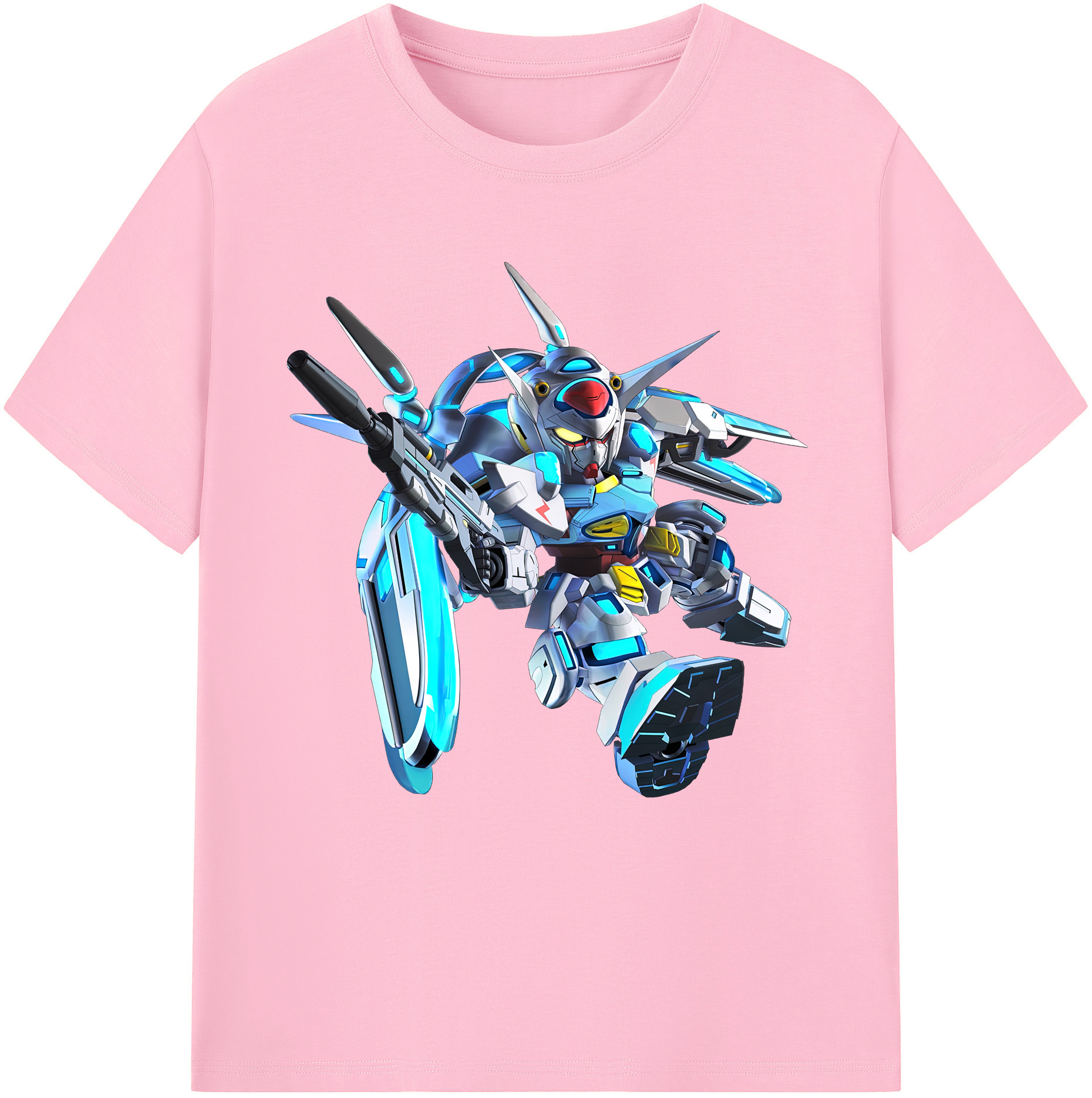 （画像用） 機動戦士ガンダム Mobile Suit Gundam 綿100％半袖Tシャツ（フロントプリント）