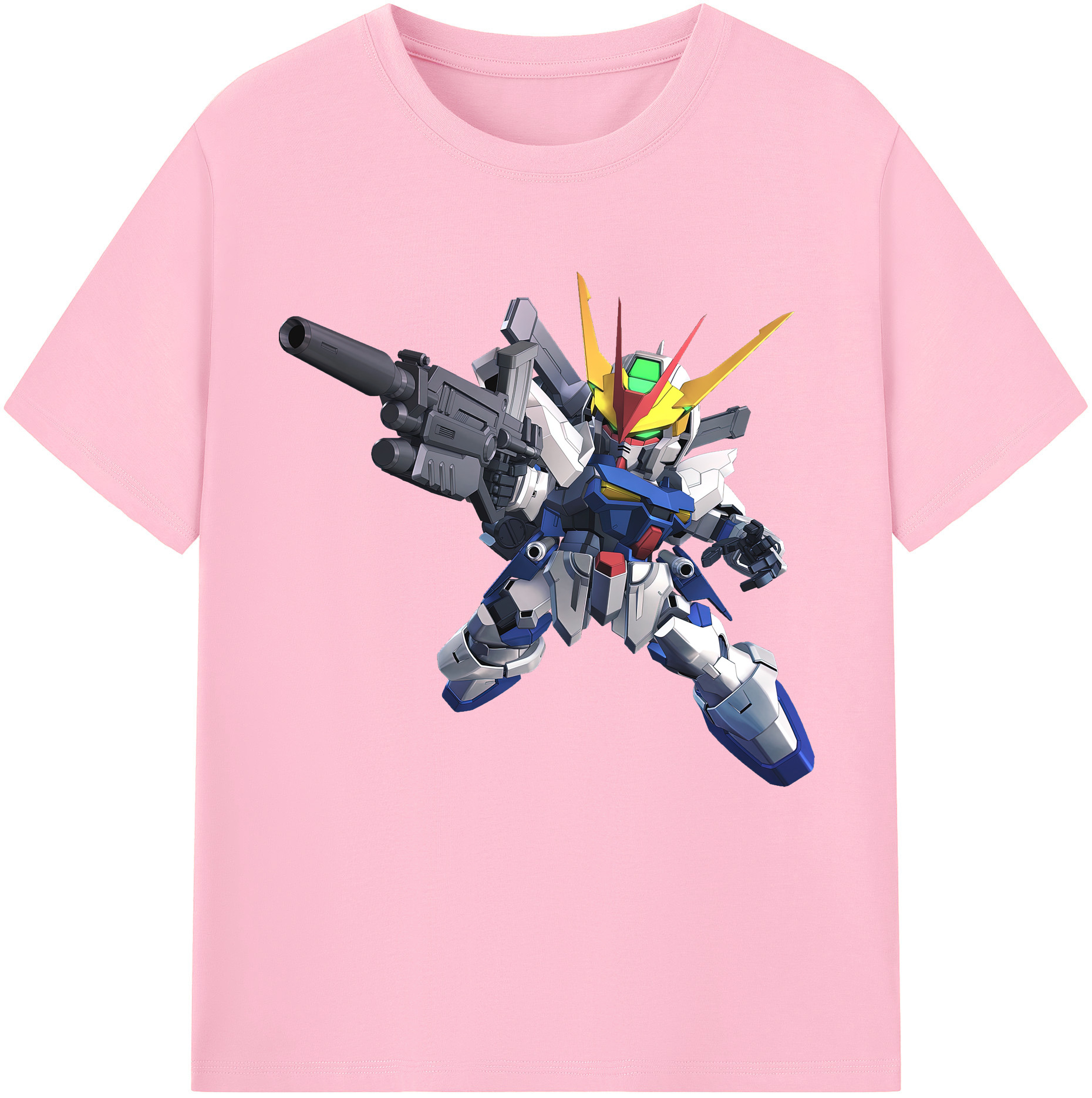 （画像用） 機動戦士ガンダム Mobile Suit Gundam 綿100％半袖Tシャツ（フロントプリント）