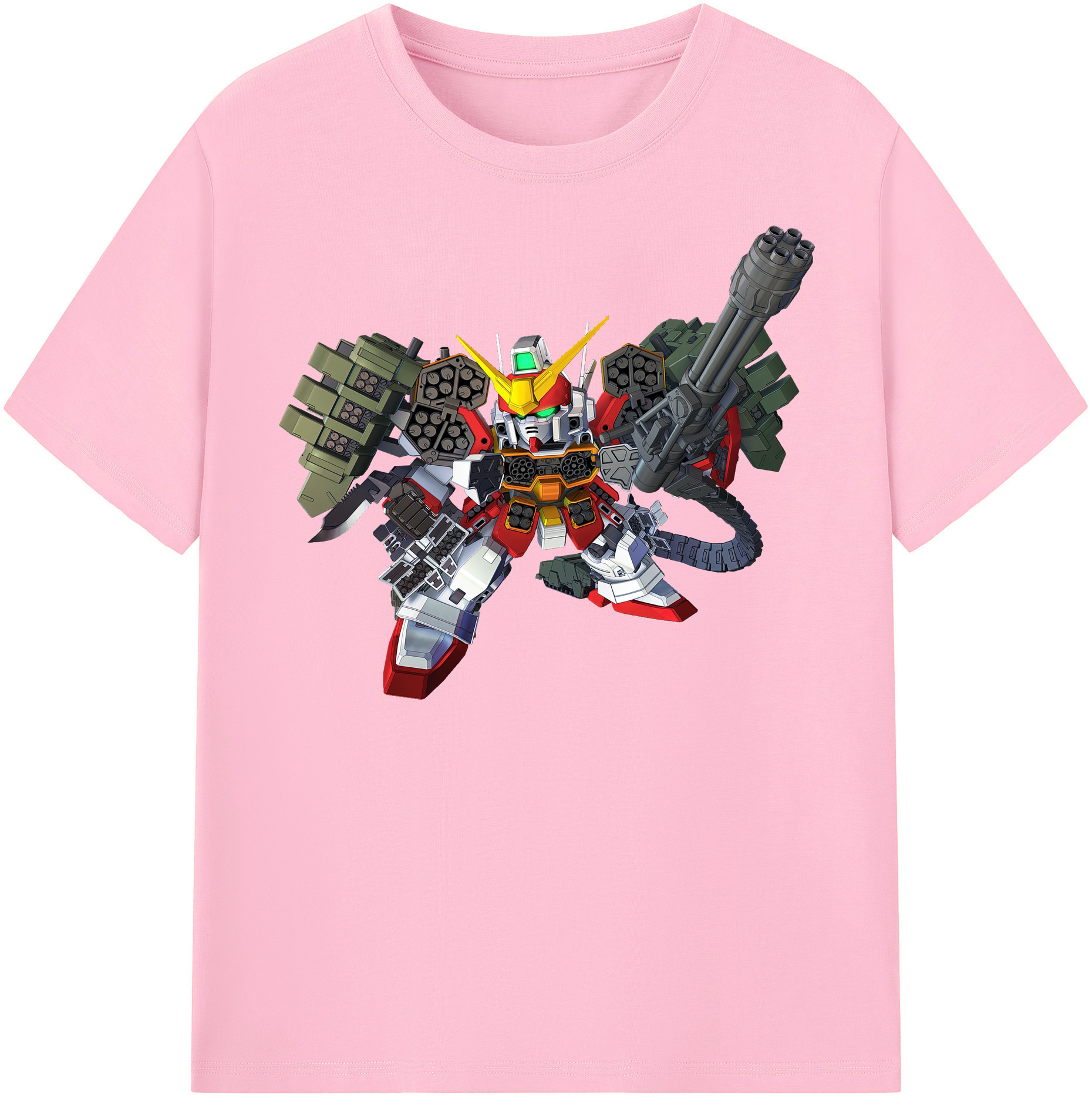 （画像用） 機動戦士ガンダム Mobile Suit Gundam 綿100％半袖Tシャツ（フロントプリント）