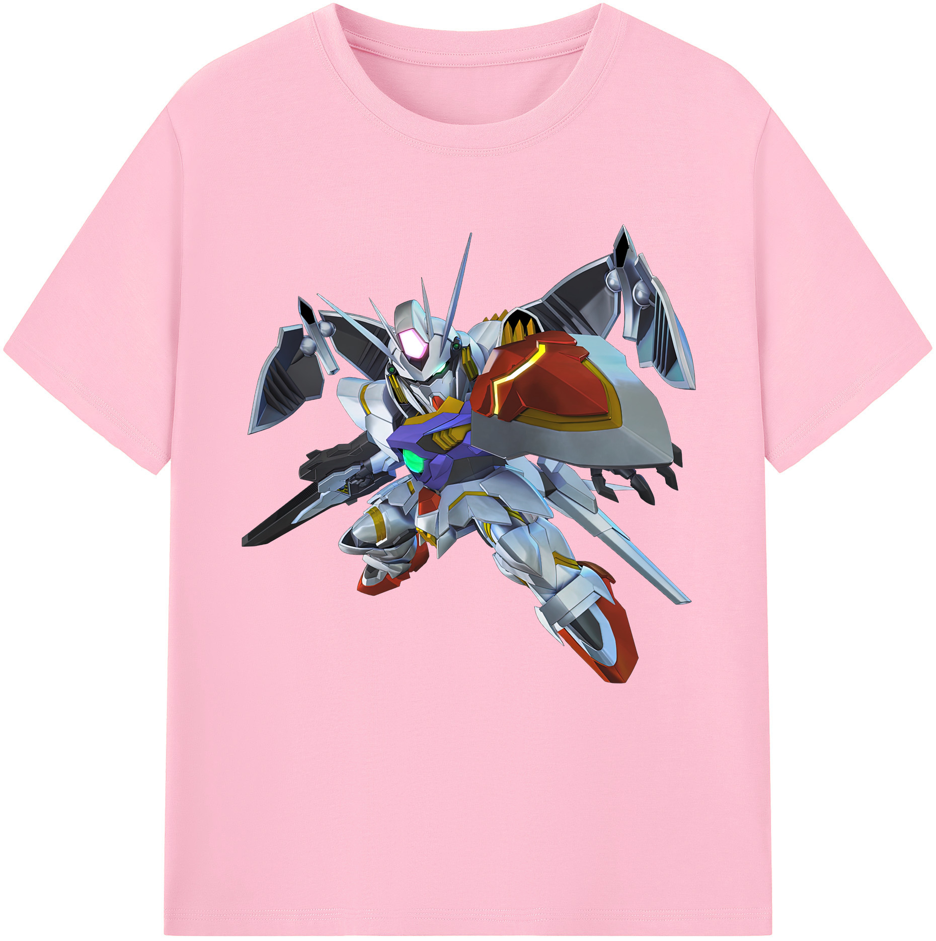 （画像用） 機動戦士ガンダム Mobile Suit Gundam 綿100％半袖Tシャツ（フロントプリント）