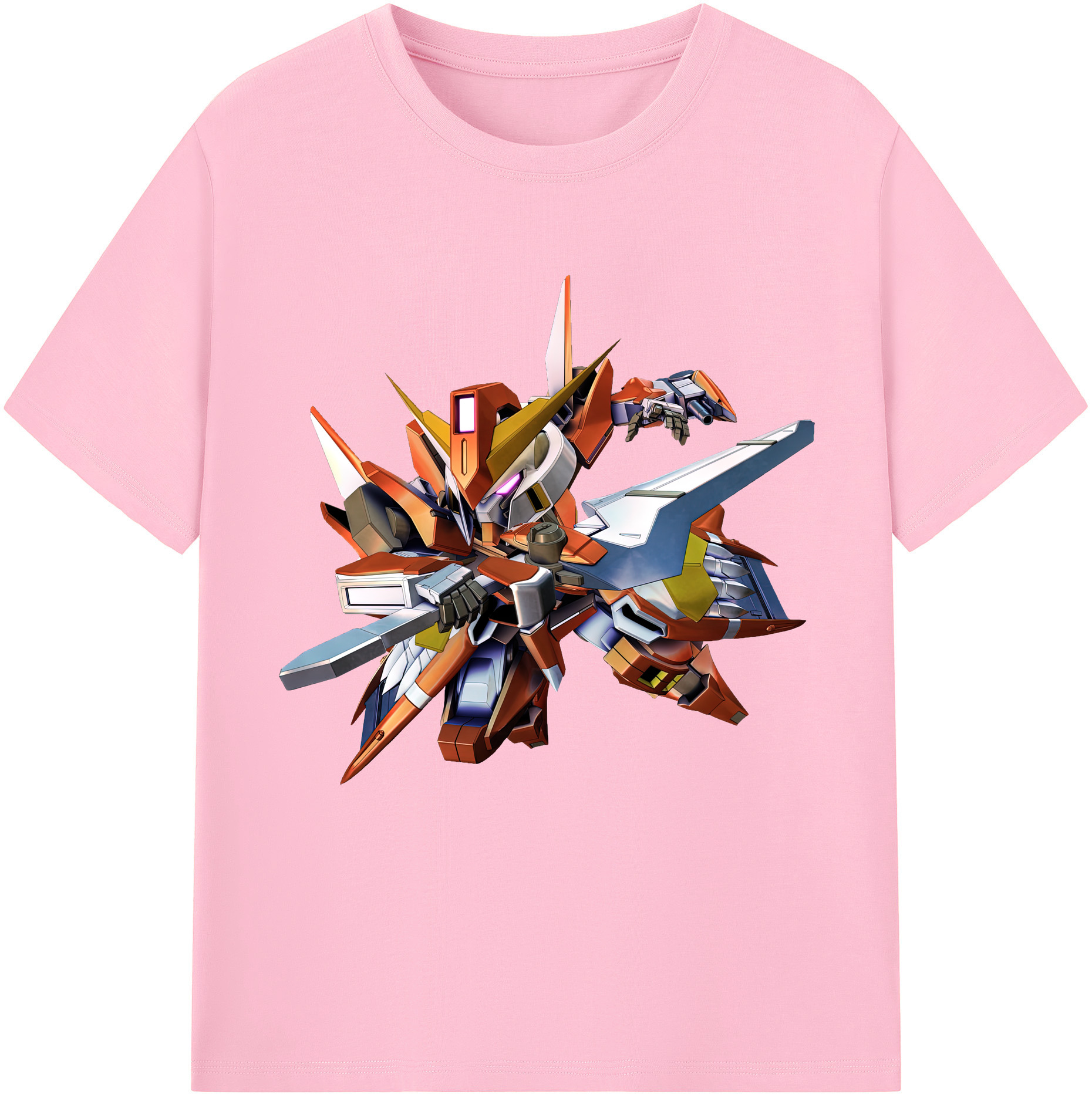 （画像用） 機動戦士ガンダム Mobile Suit Gundam 綿100％半袖Tシャツ（フロントプリント）