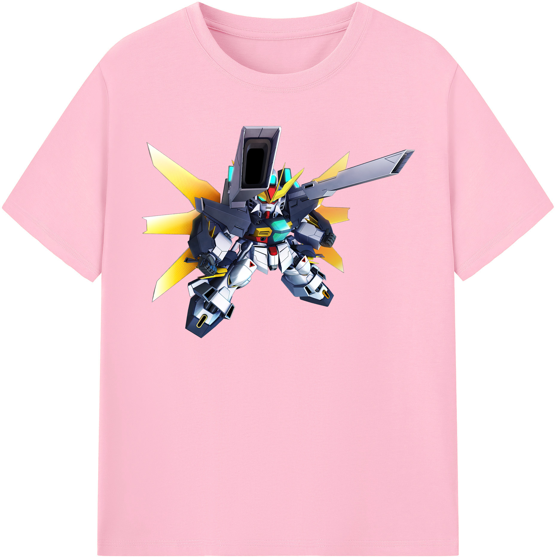 （画像用） 機動戦士ガンダム Mobile Suit Gundam 綿100％半袖Tシャツ（フロントプリント）